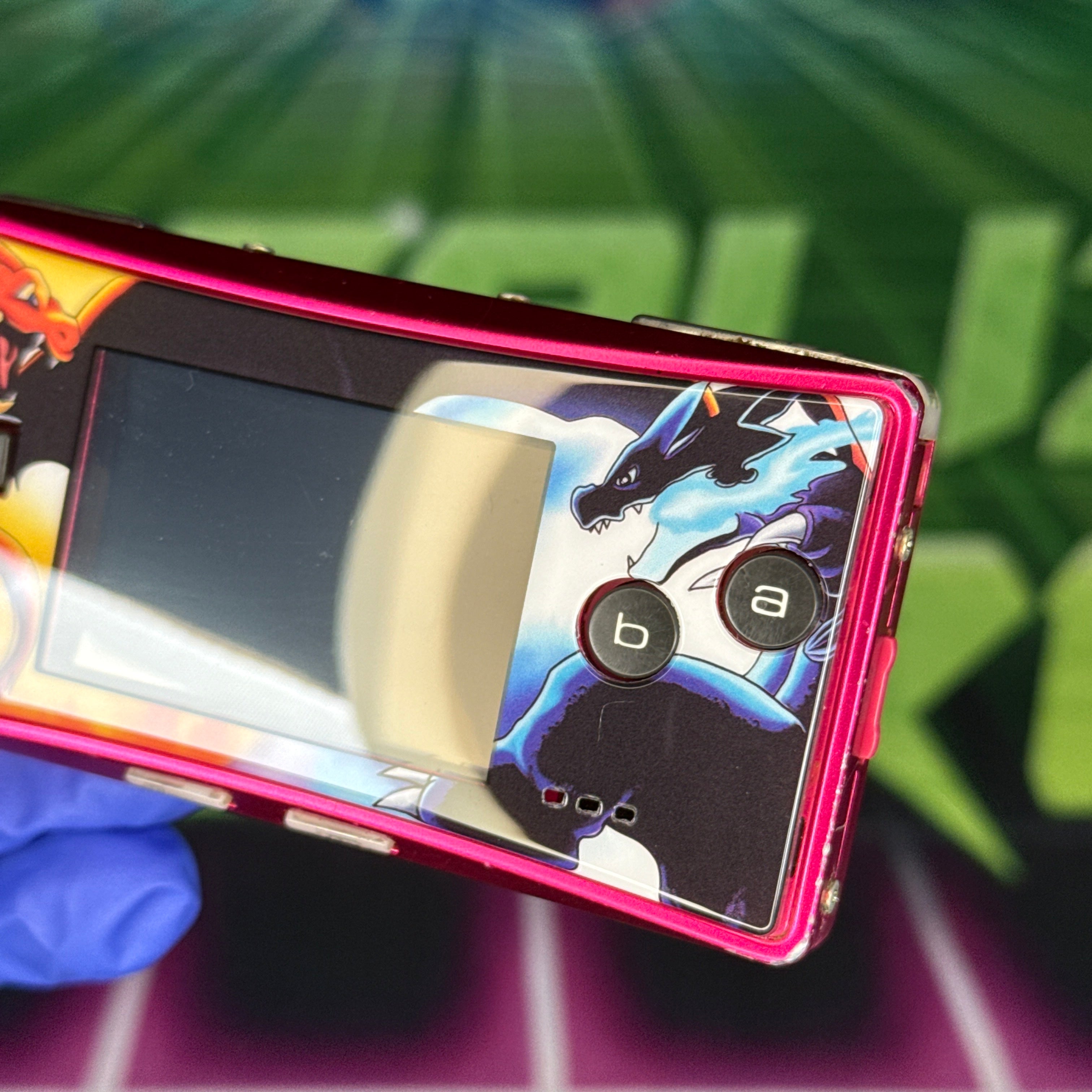 Nintendo GameBoy Micro – Pink w/ Custom Faceplate
