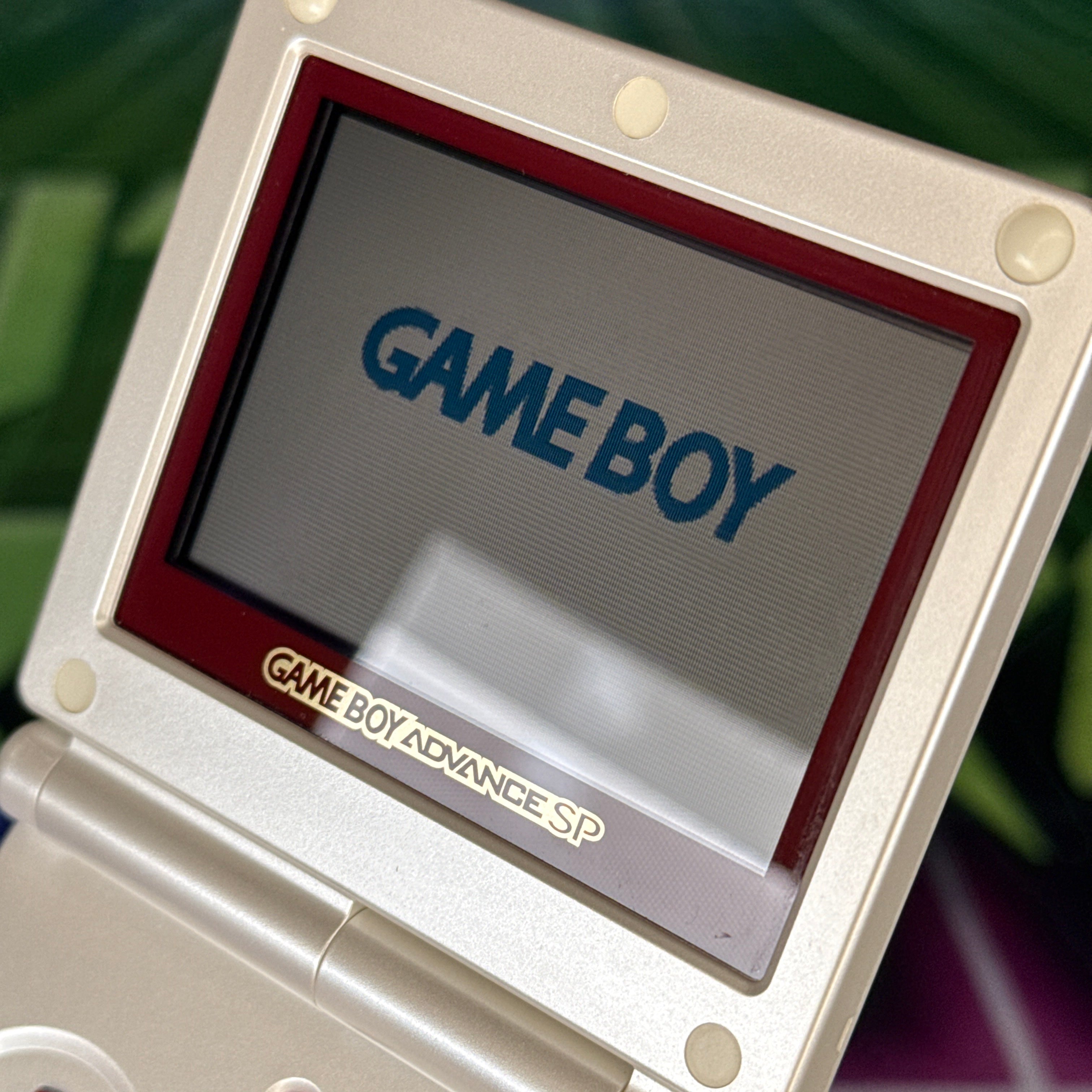 Nintendo GameBoy Advance SP – Famicom Pearl White/Red – Tested & Working (JP Model)