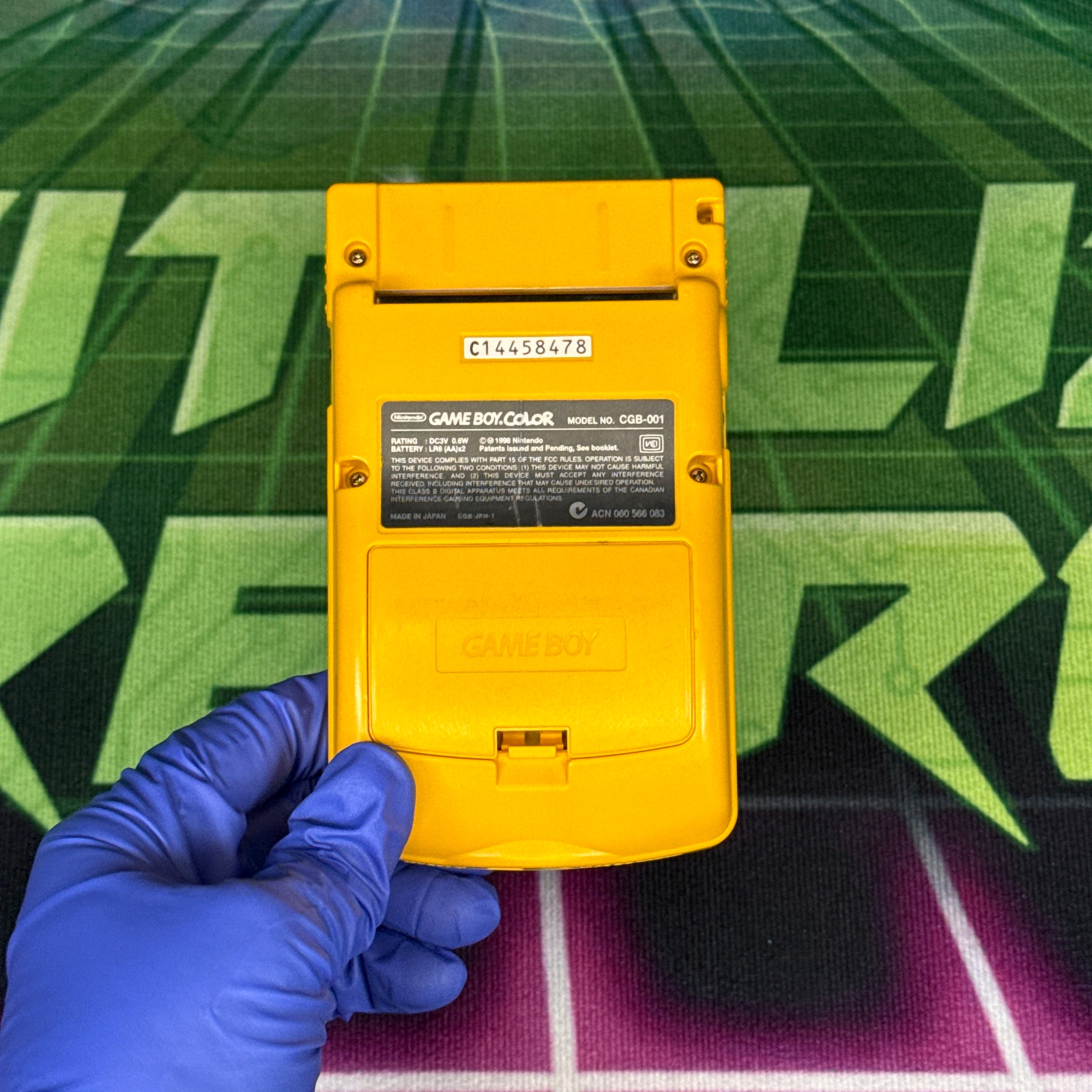 Nintendo GameBoy Color – Yellow – Tested & Working  (JP Model)