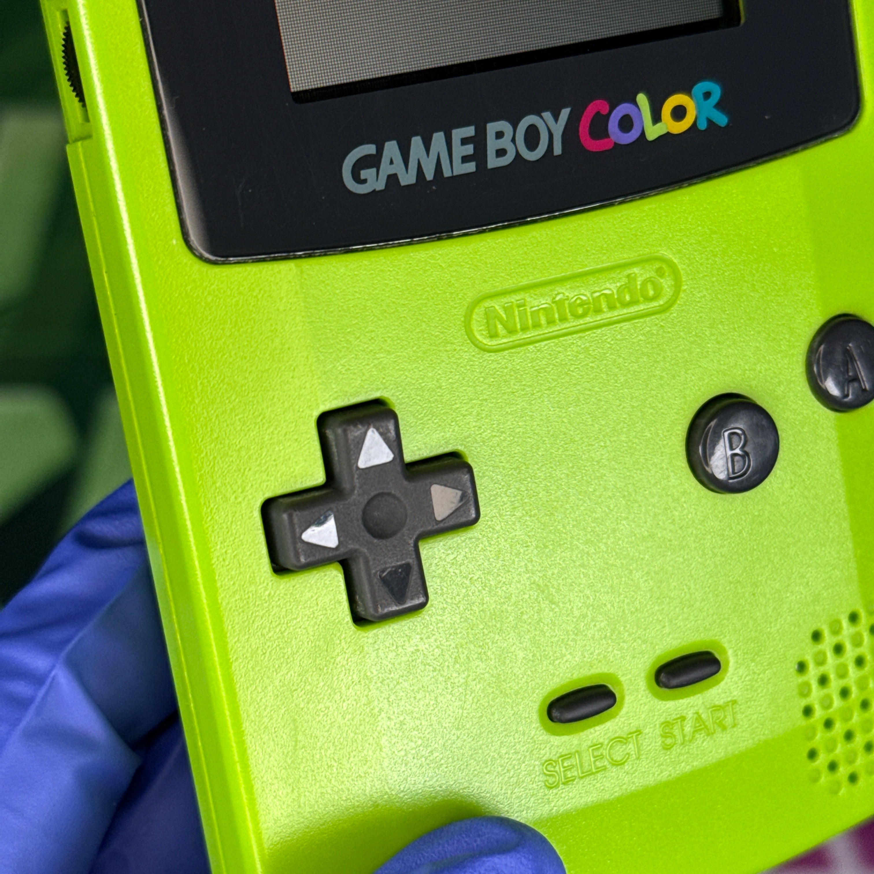 Nintendo GameBoy Color – Kiwi Green w/ Pokémon Crystal – Tested & Working (RARE!)