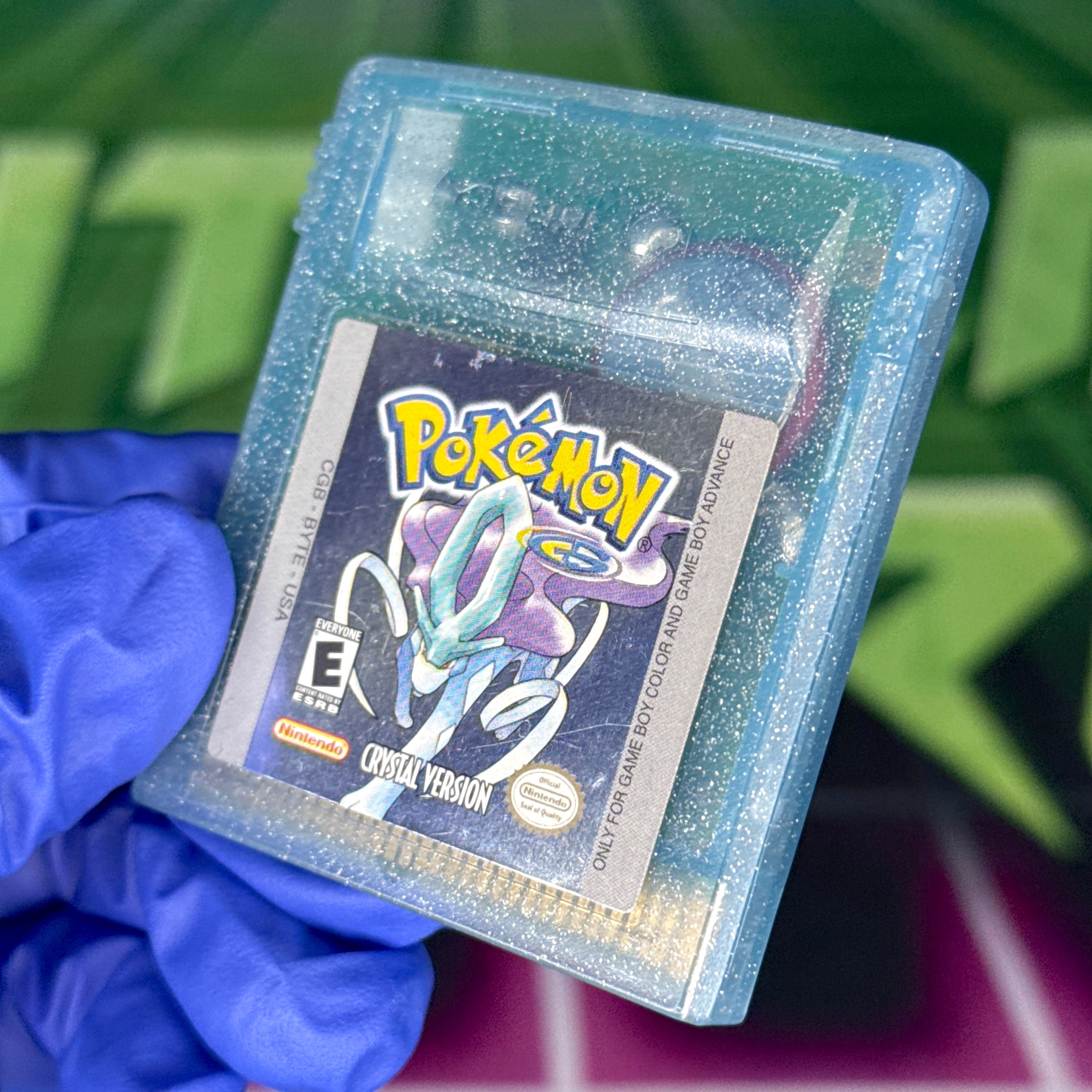 Nintendo GameBoy Color – Kiwi Green w/ Pokémon Crystal – Tested & Working (RARE!)