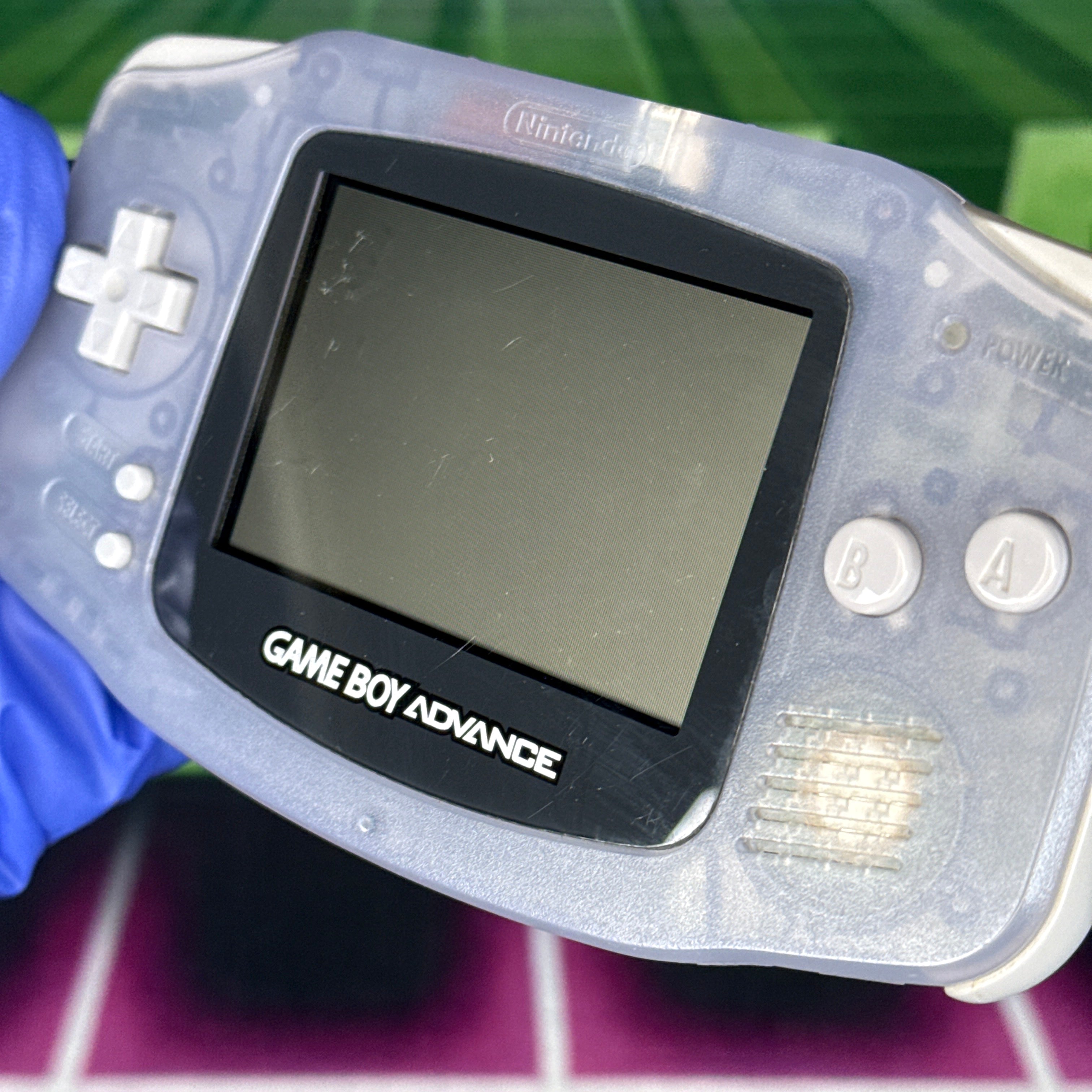 Nintendo GameBoy Advance – Glacier Blue – Tested & Working