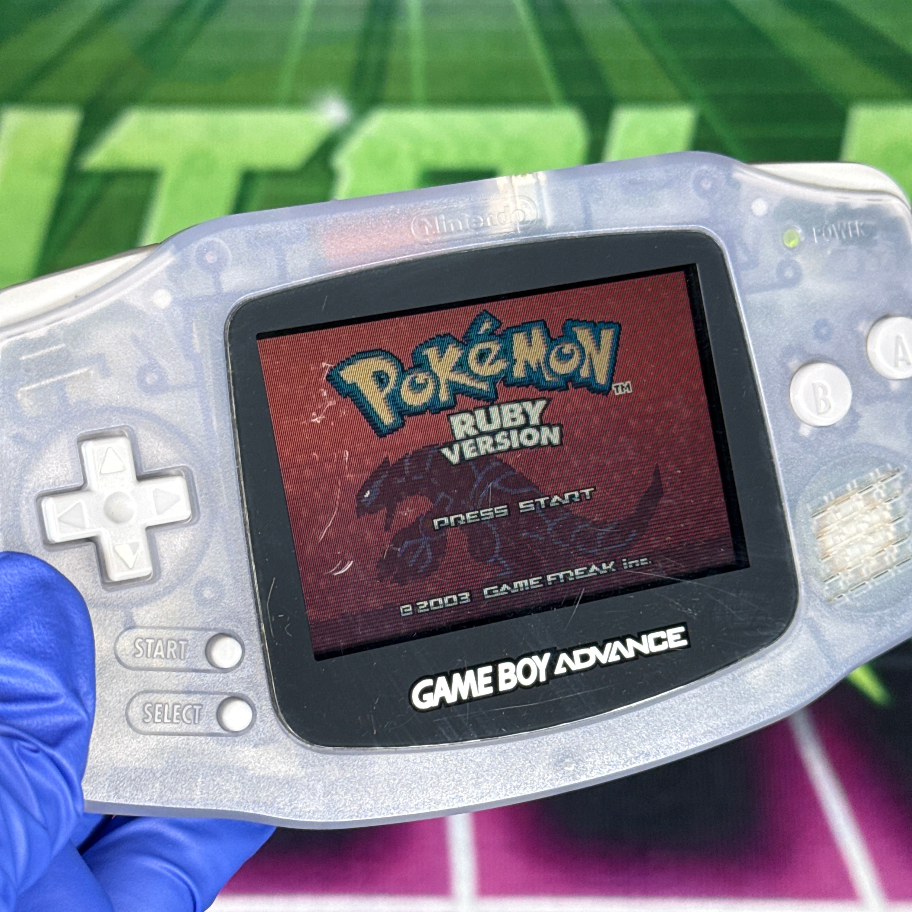 Nintendo GameBoy Advance – Glacier Blue – Tested & Working