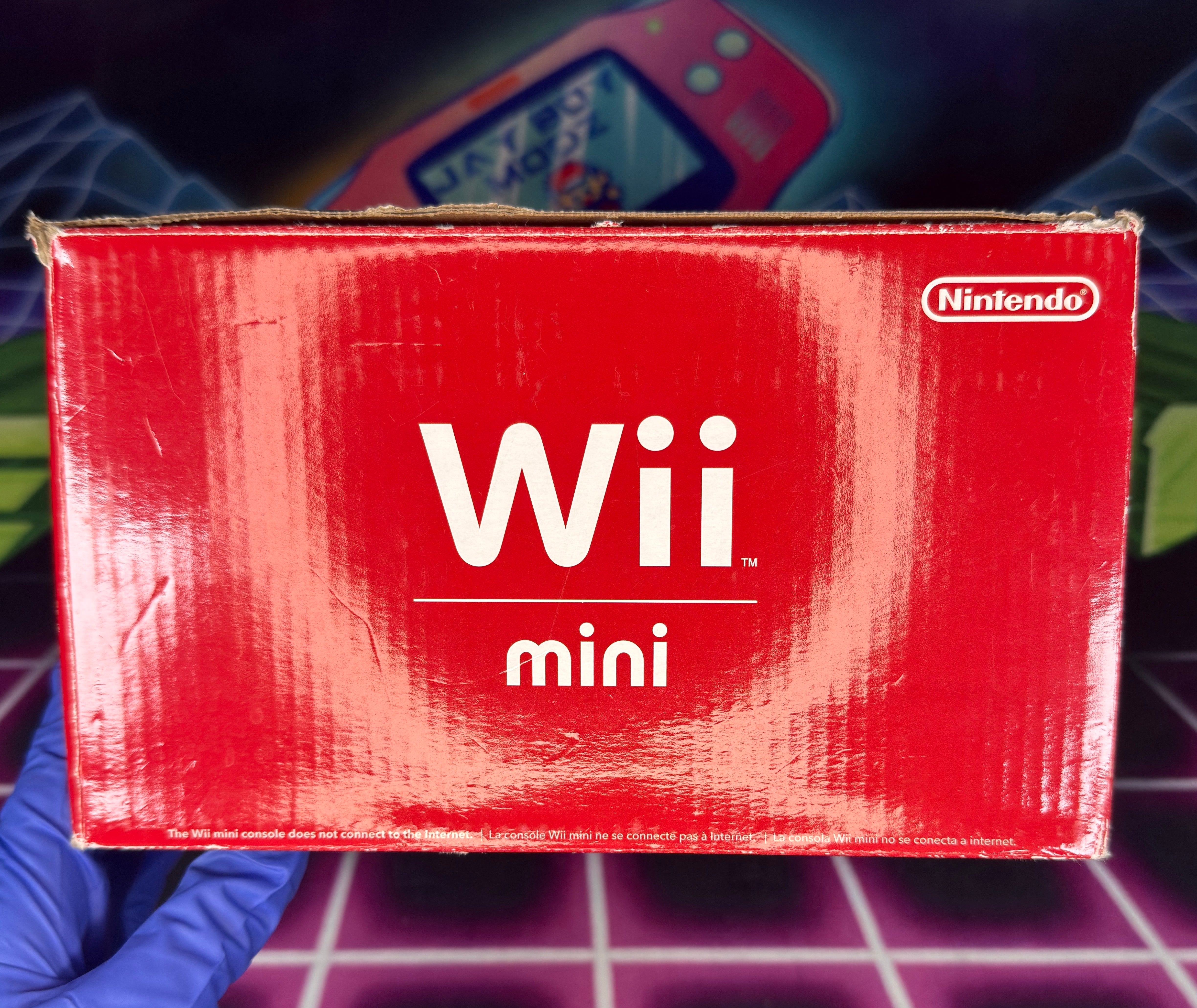 Nintendo Wii Mini Console – Red/Black - Mario Kart Bundle