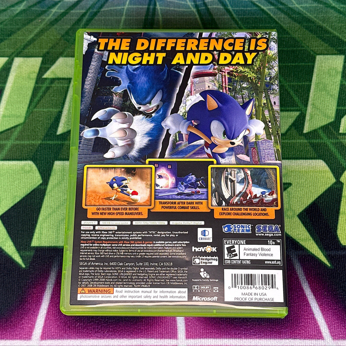 Sonic Unleashed (Platinum Hits) | Xbox 360