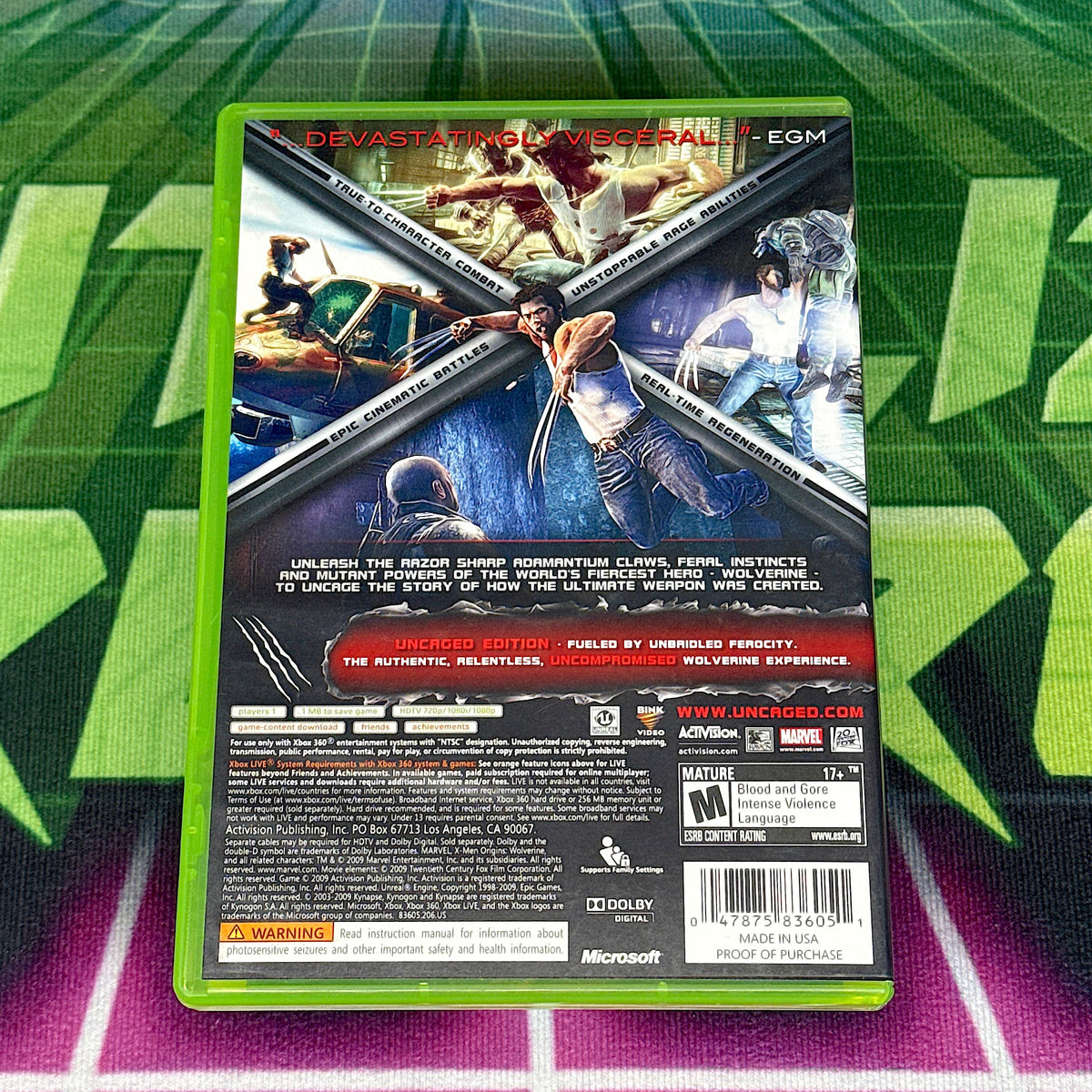 X-Men Origins: Wolverine (Uncaged Edition) | Xbox 360