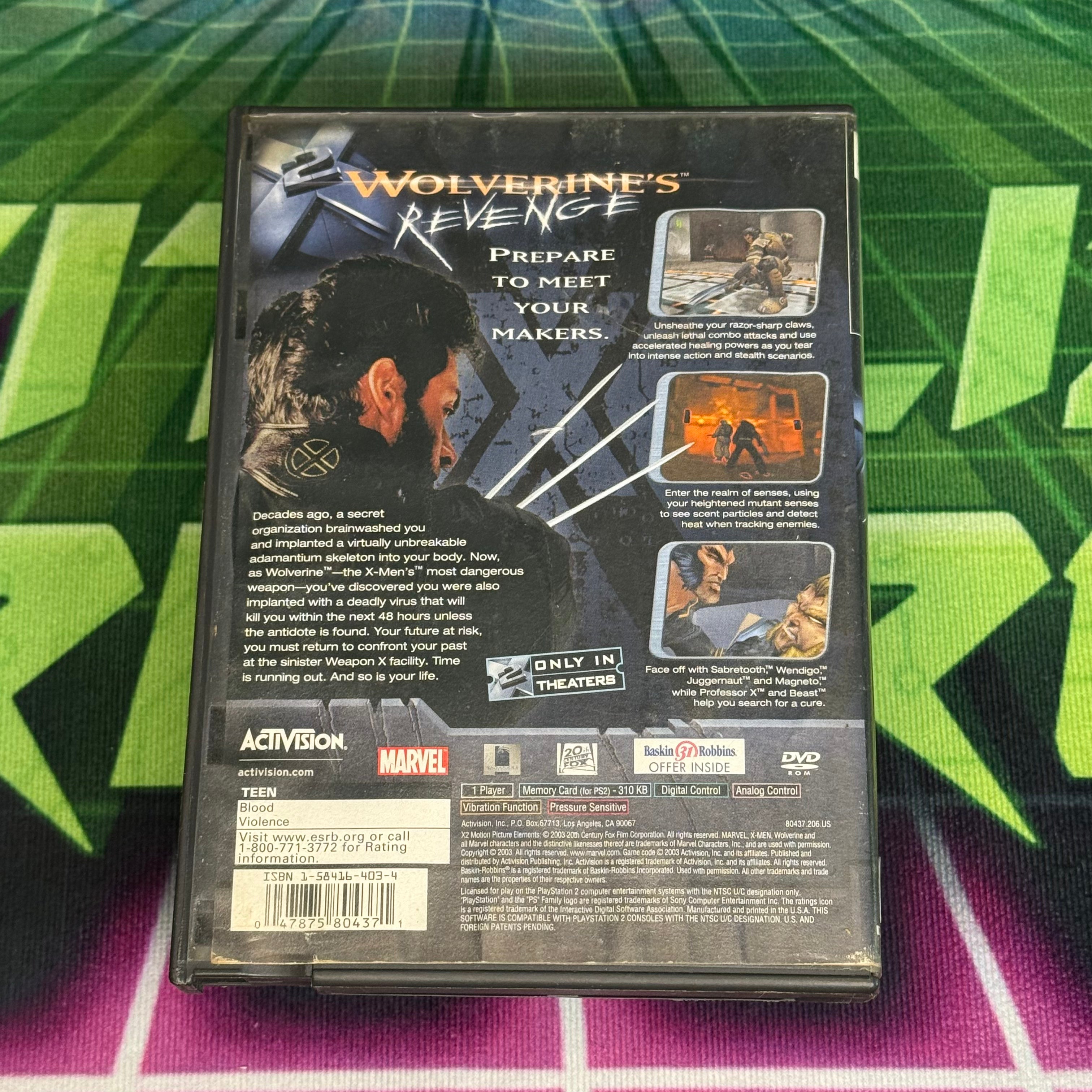 X2: Wolverine’s Revenge | PS2