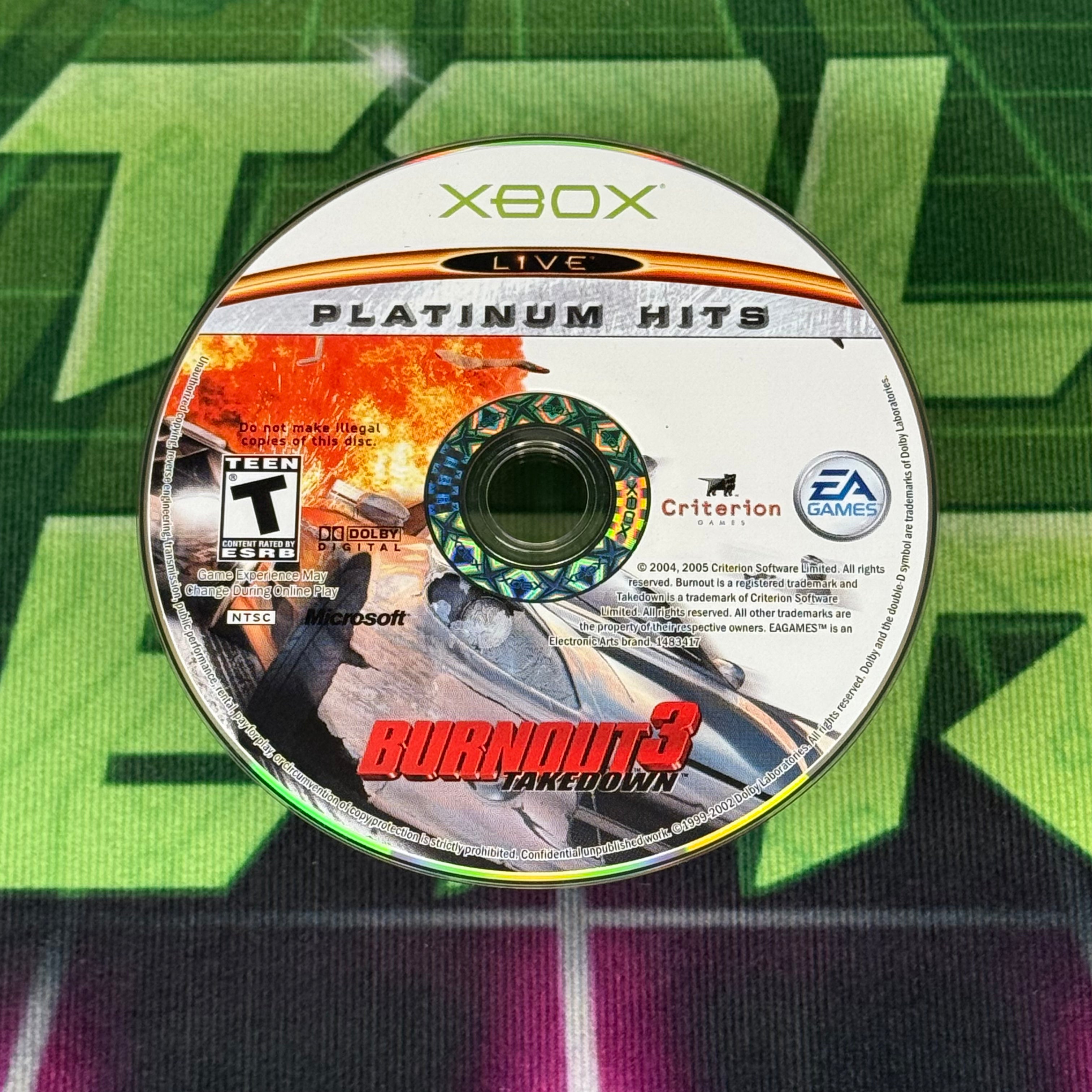 Burnout 3: Takedown (Platinum Hits) | Xbox