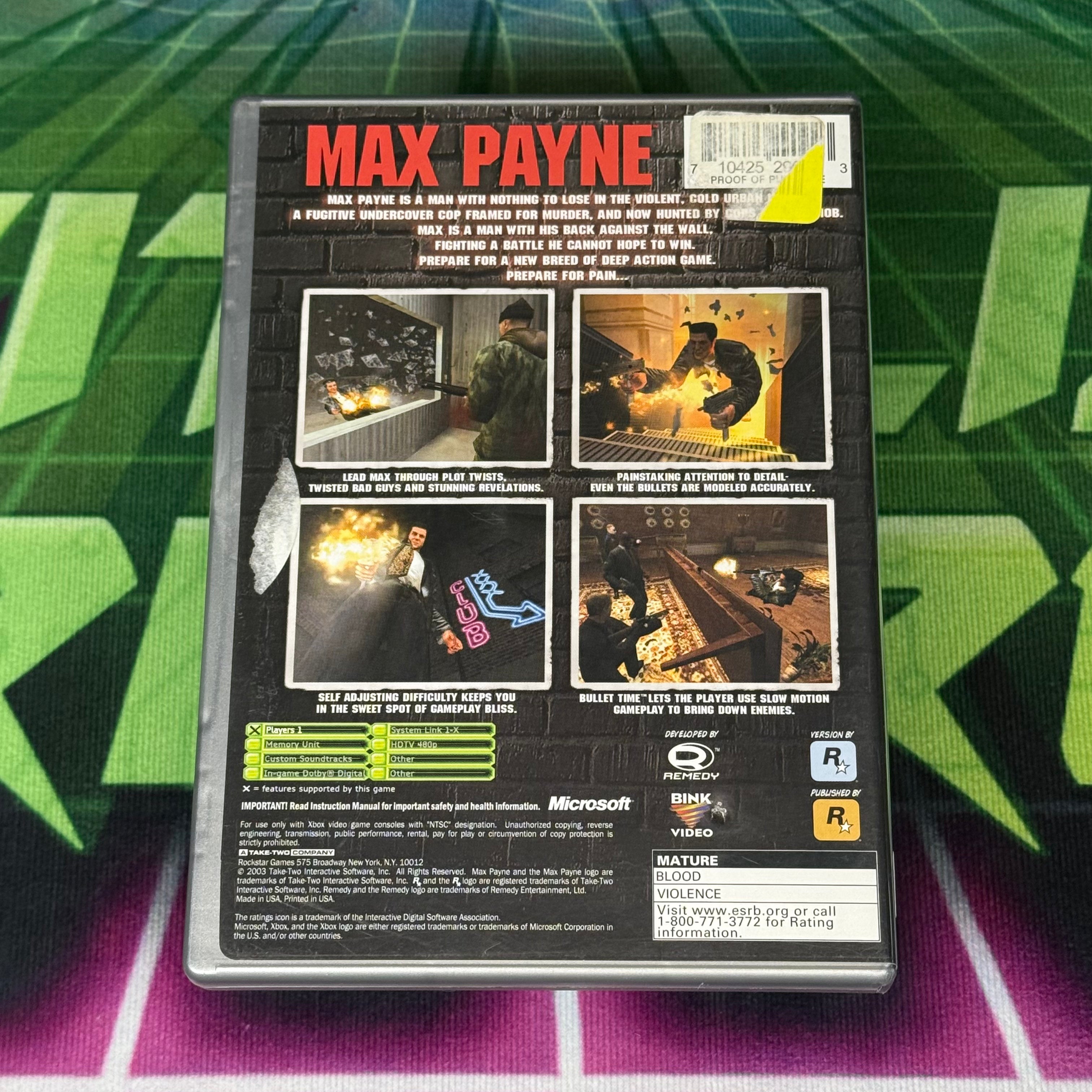 Max Payne (Platinum Hits) | Xbox