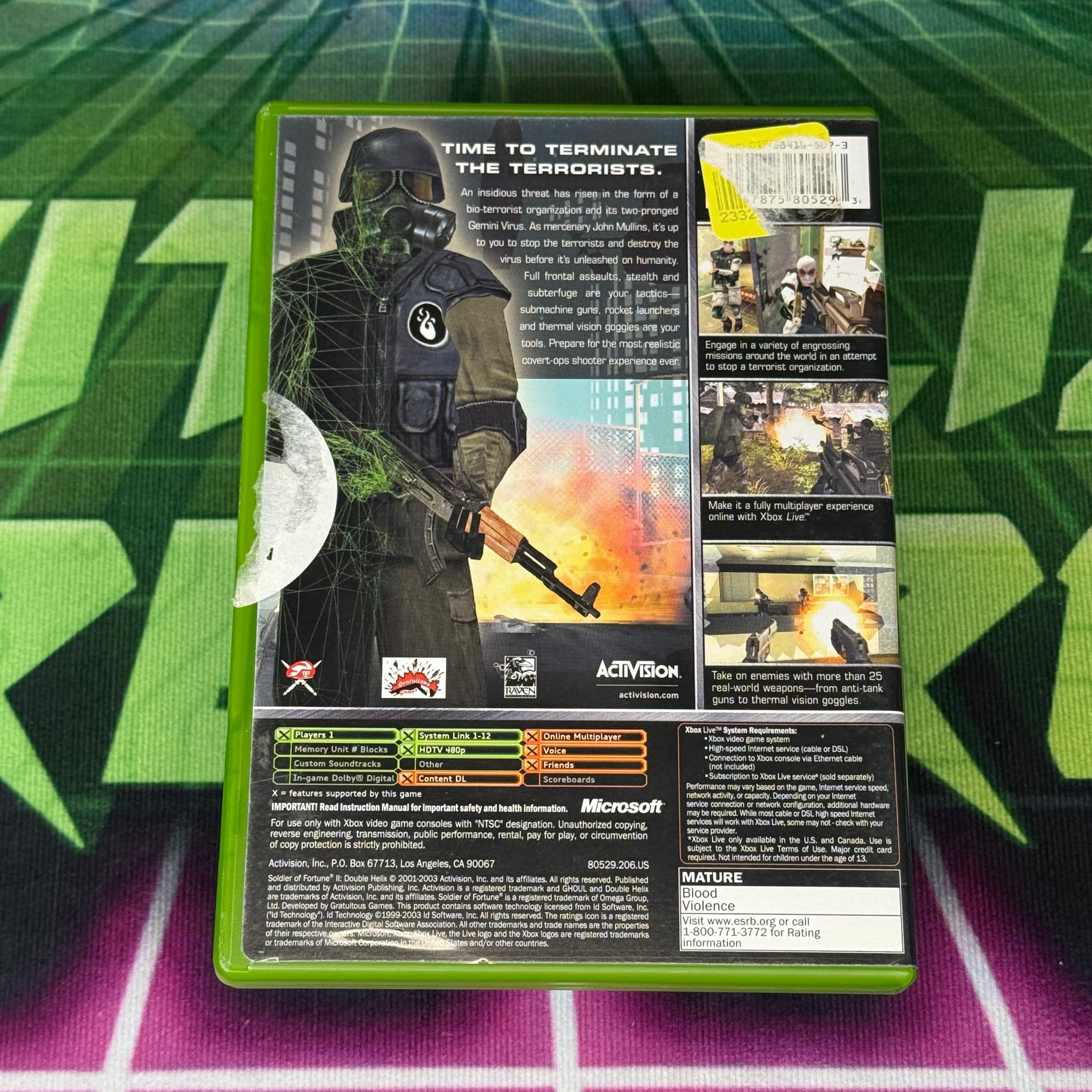 Soldier of Fortune II: Double Helix | Xbox