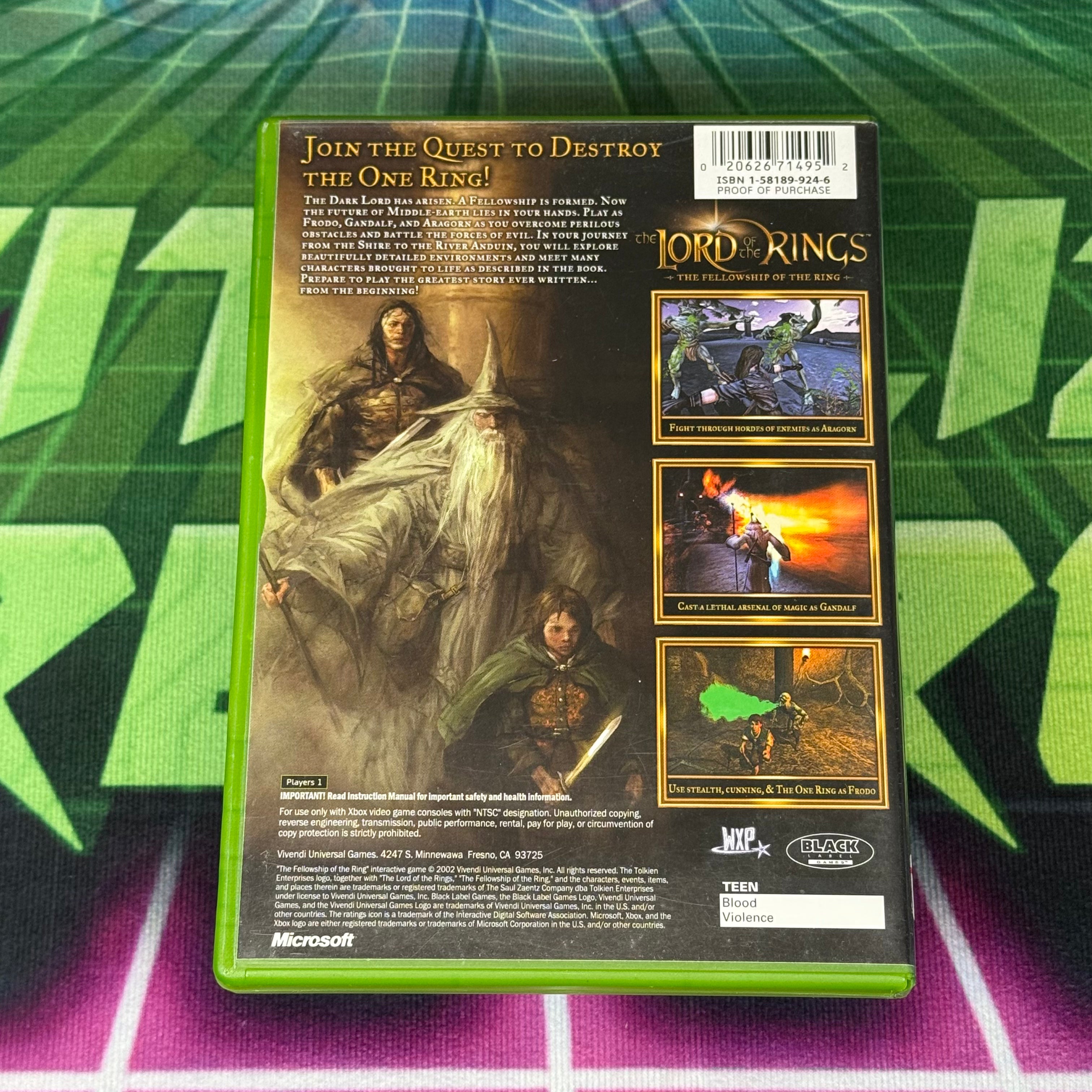 The Lord of the Rings: The Fellowship of the Ring | Xbox
