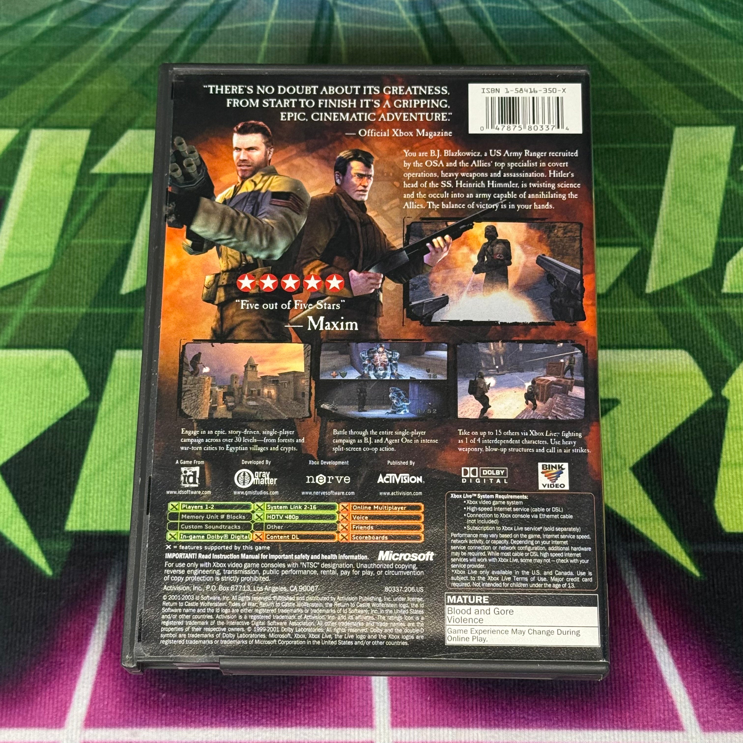Return to Castle Wolfenstein: Tides of War | Xbox