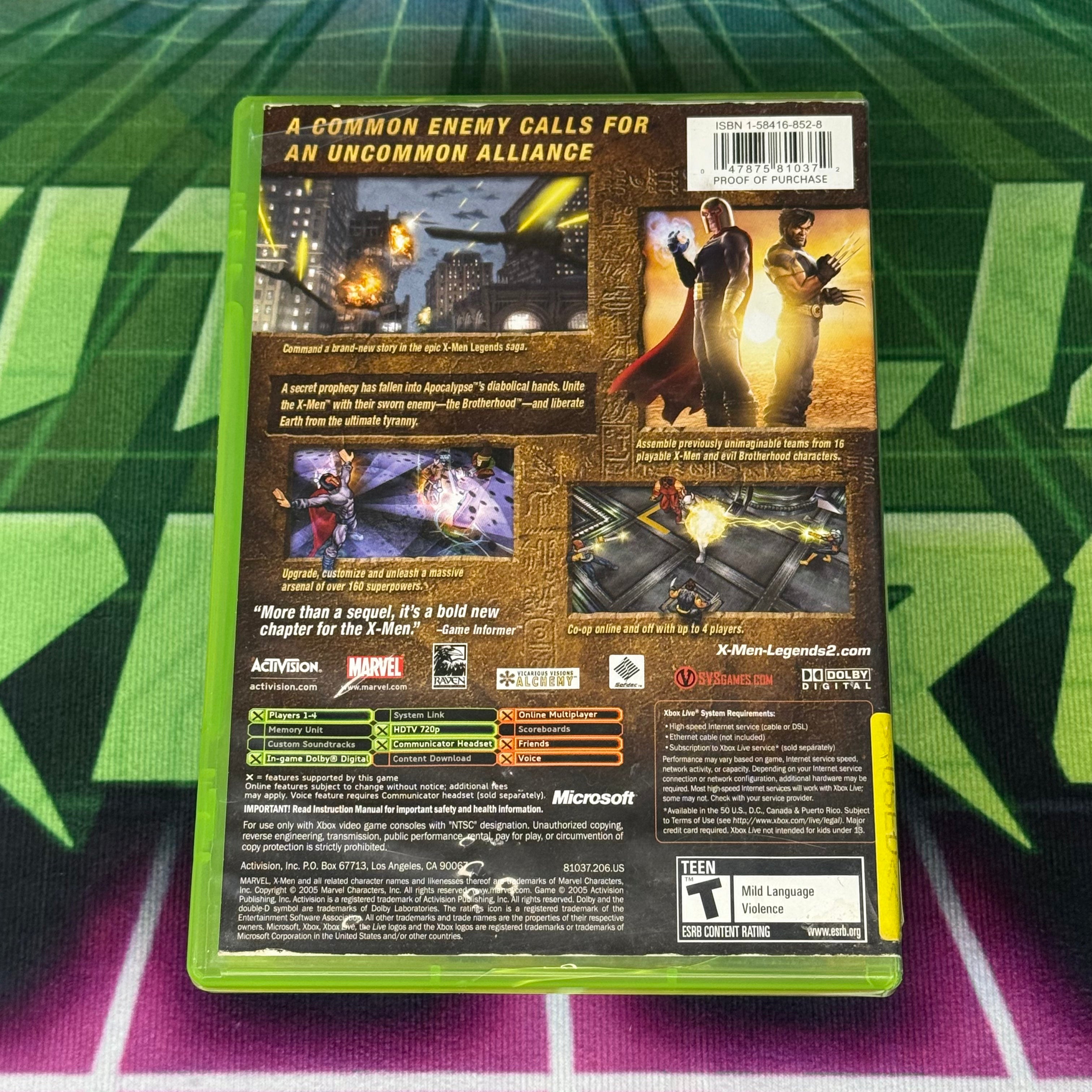 X-Men Legends II: Rise of Apocalypse | Xbox