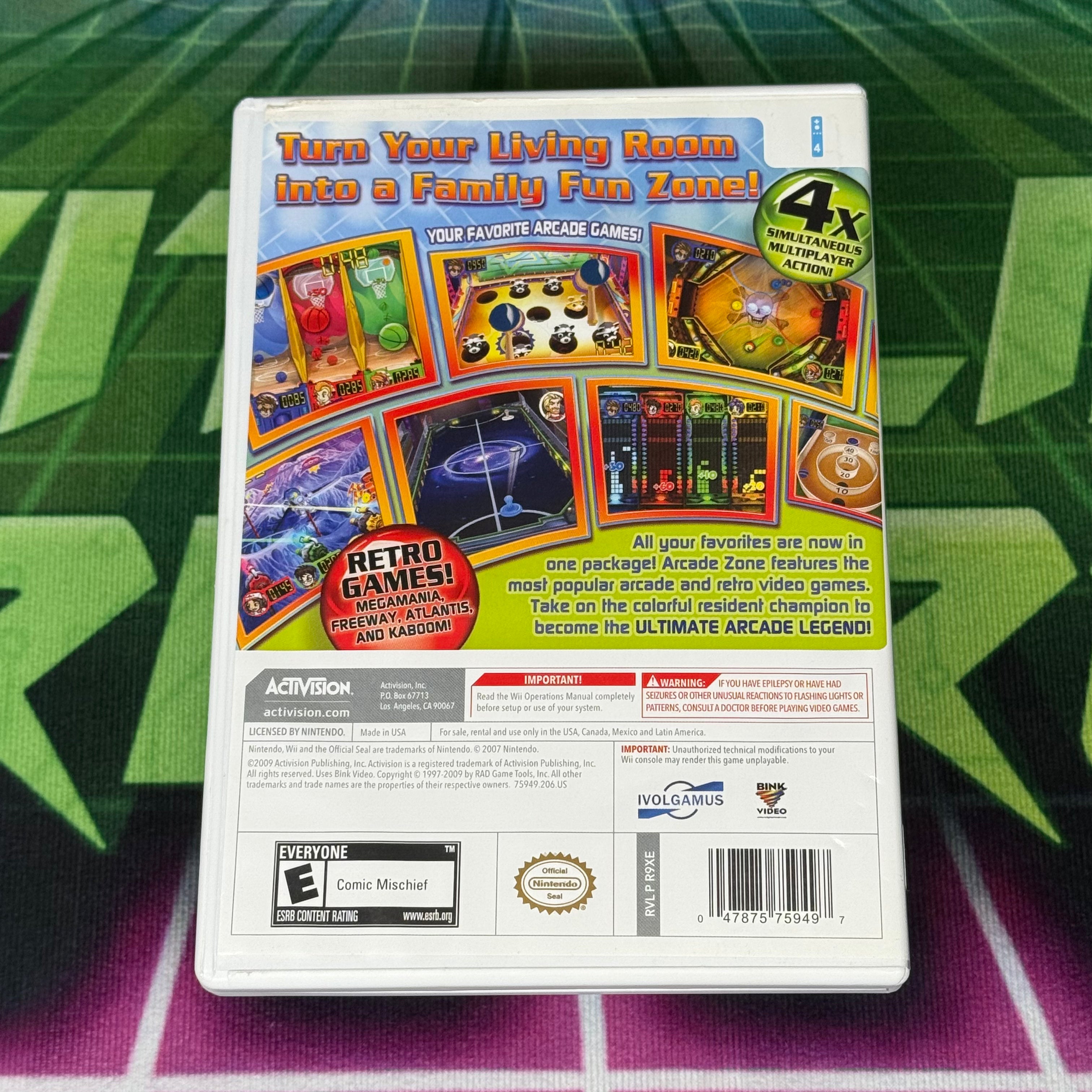Arcade Zone | Wii