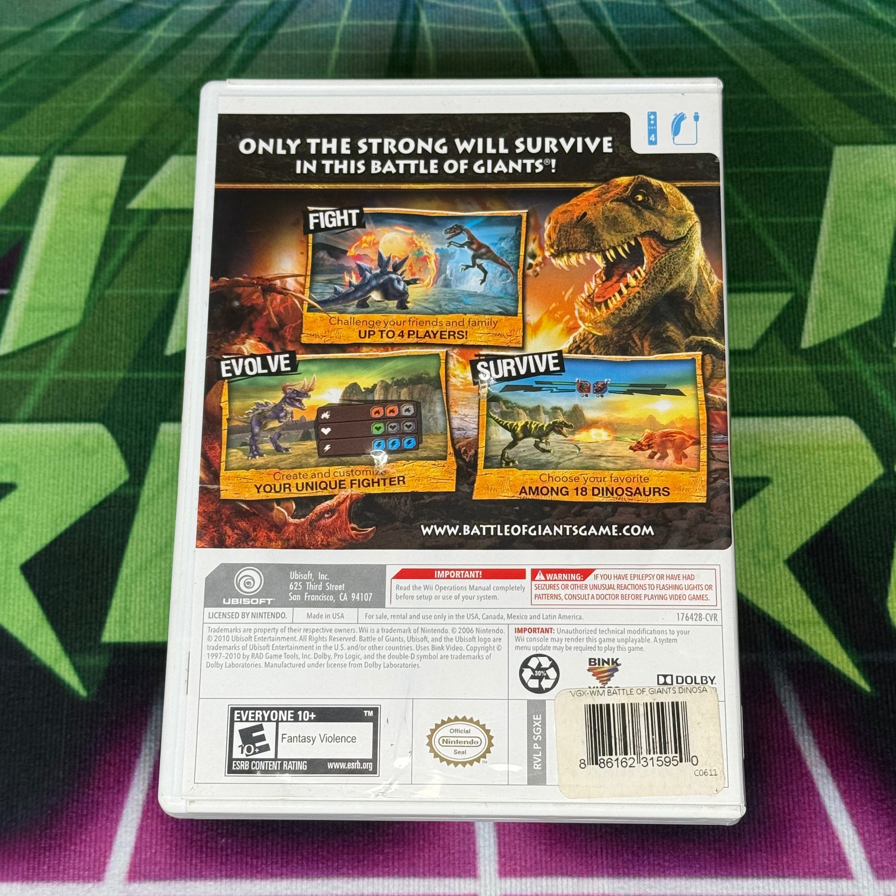 Battle of Giants: Dinosaurs Strike | Wii