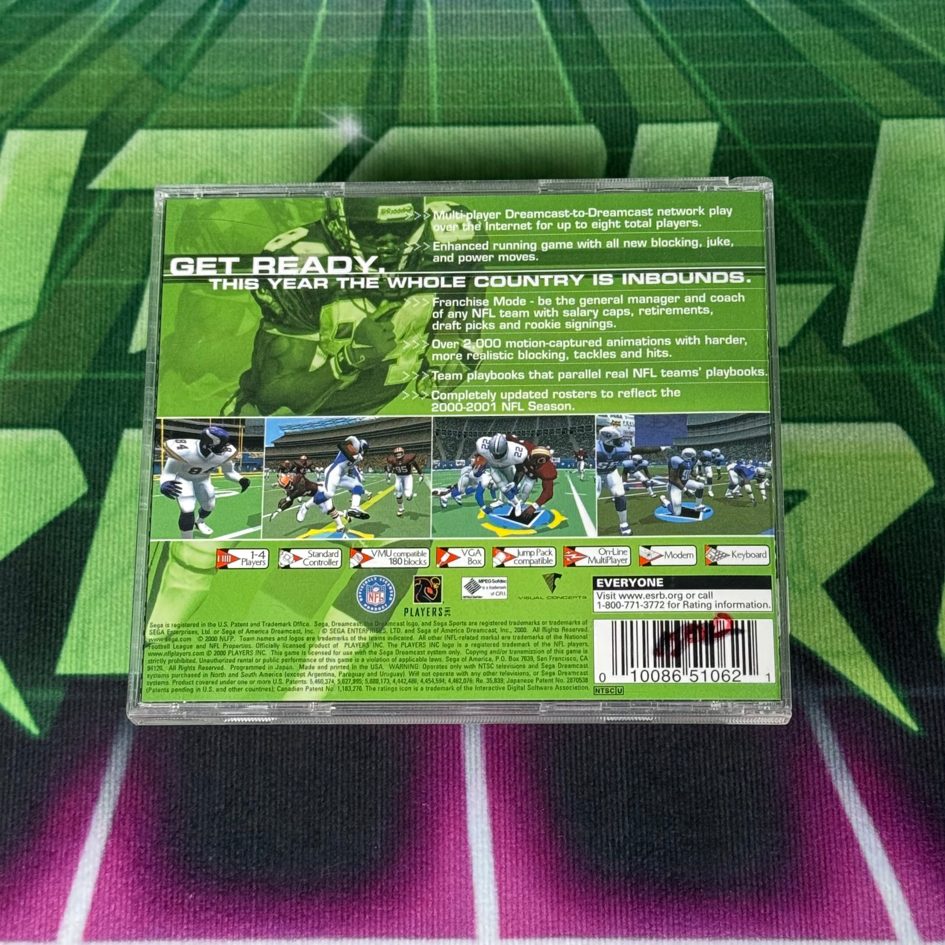NFL 2K1 | Dreamcast