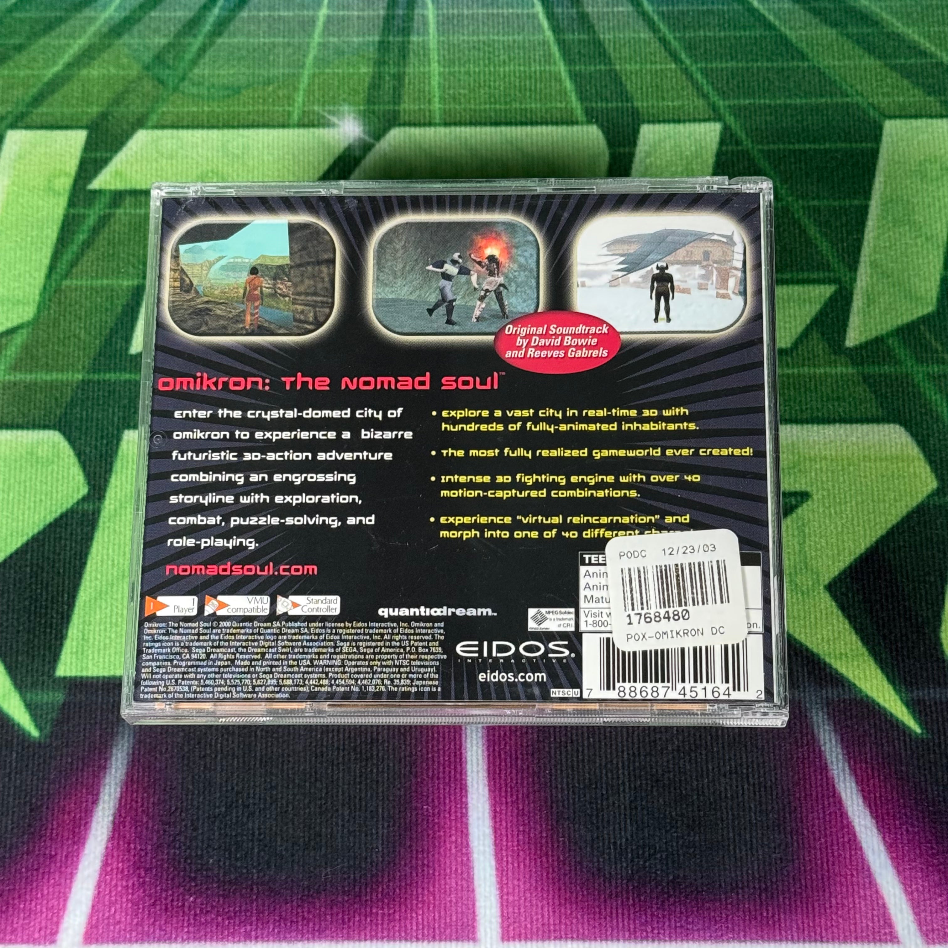 Omikron: The Nomad Soul | Dreamcast