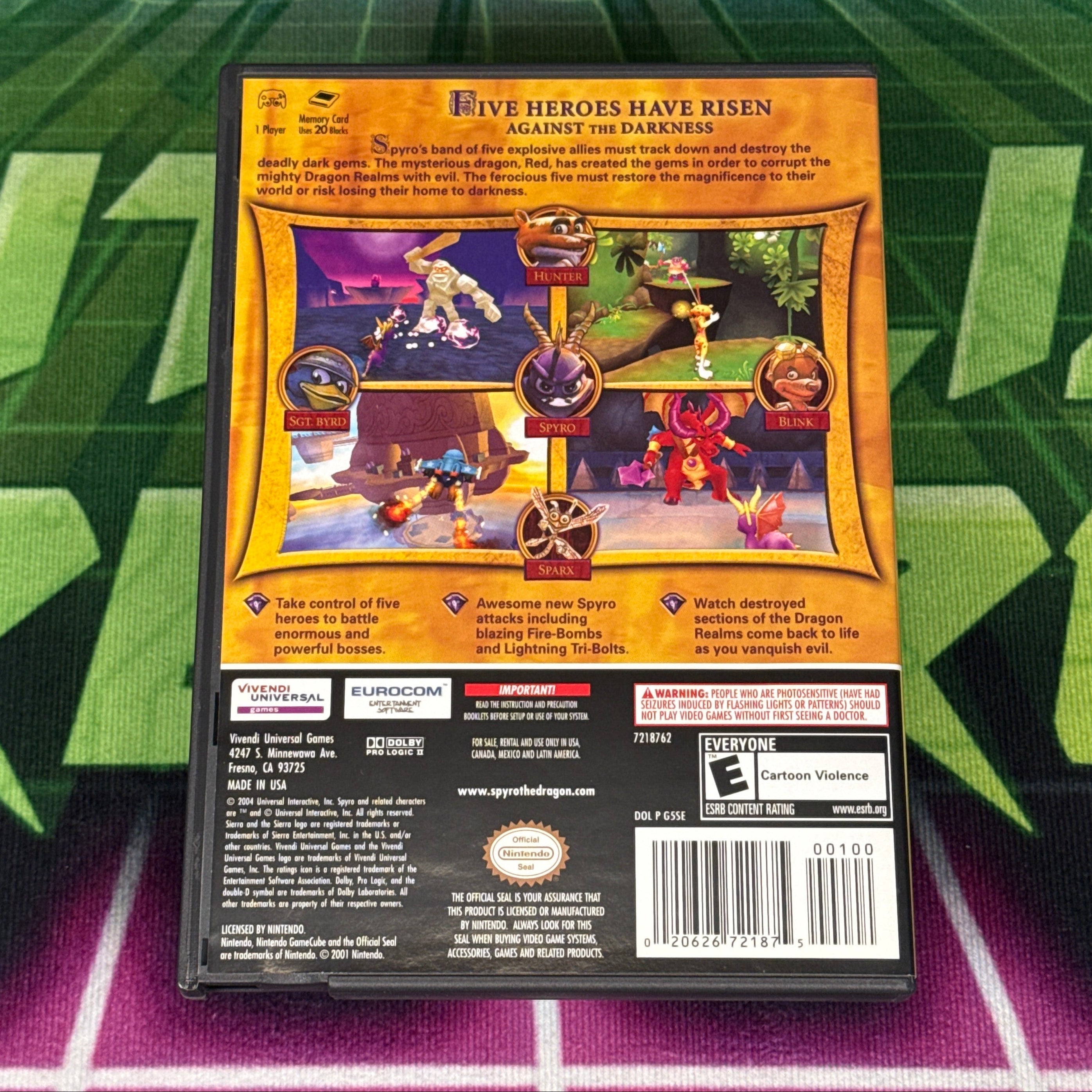 Spyro A Hero's Tail (Player's Choice) | Nintendo Gamecube