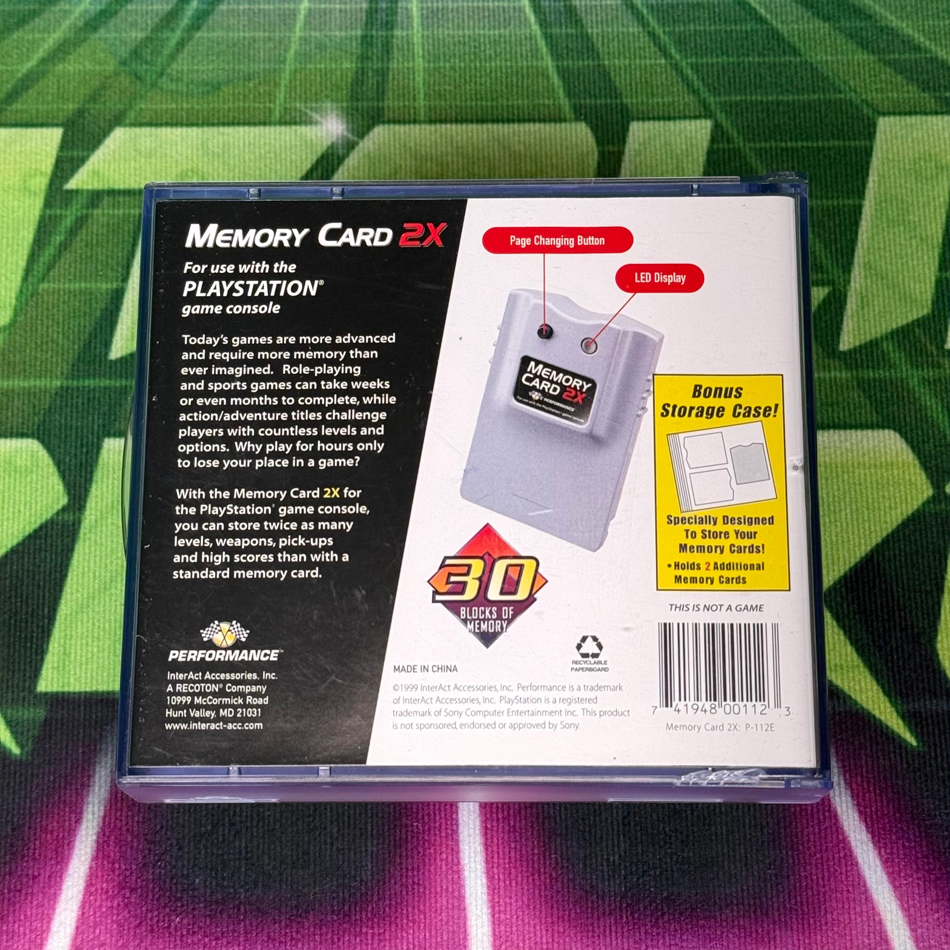 Performance 2X Memory Card | PS1