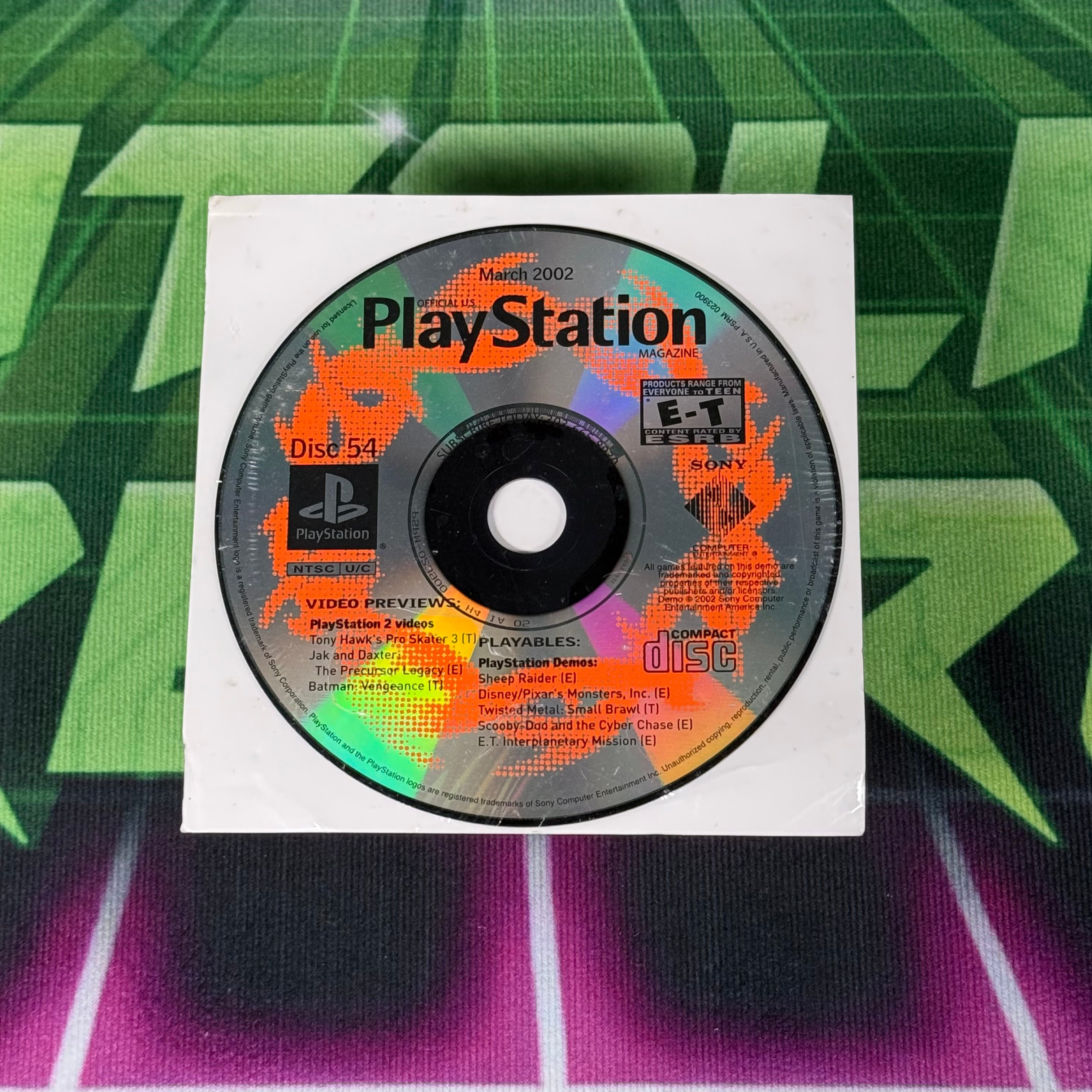 PlayStation Magazine Demo Disc 54 March 2002 | PS1