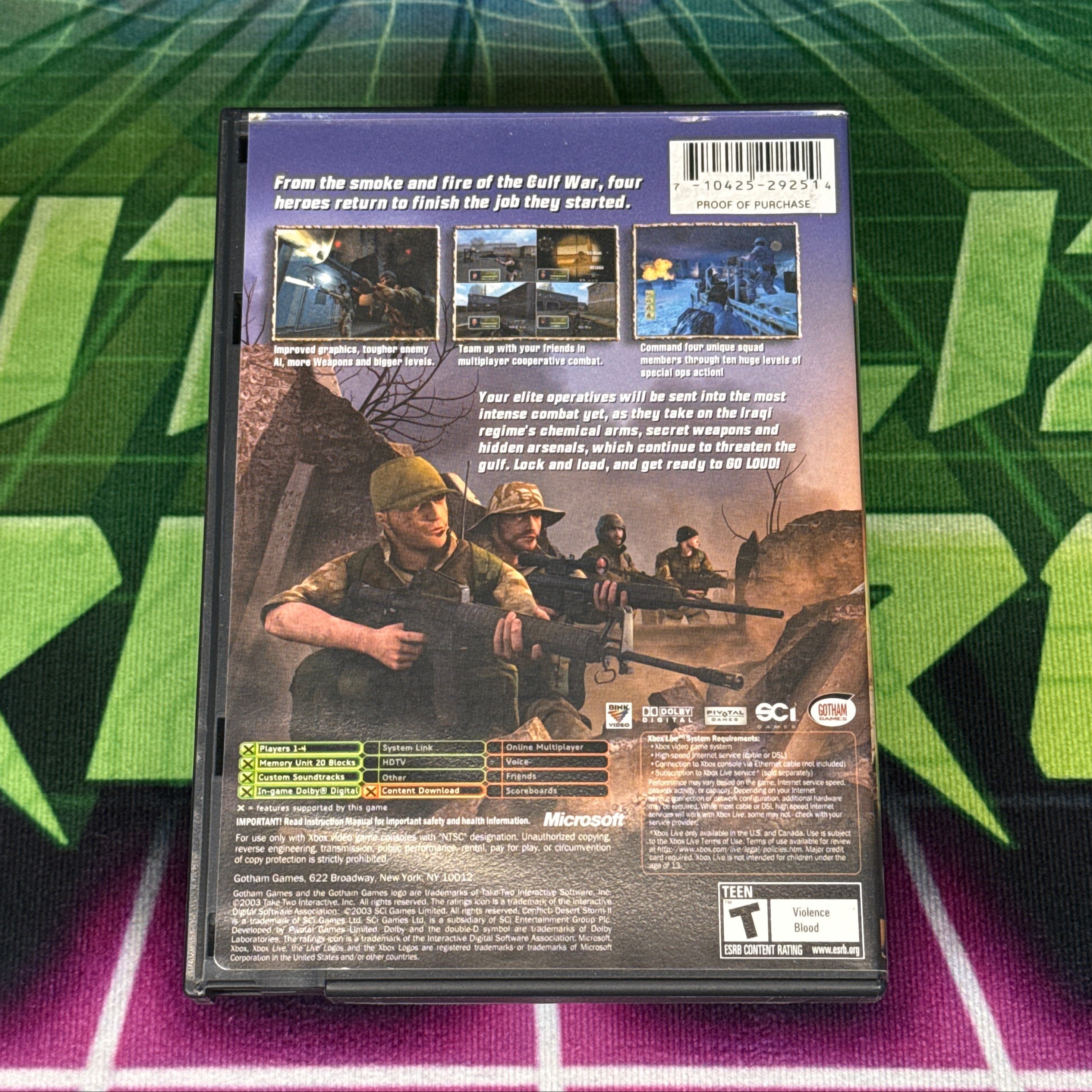 Conflict: Desert Storm II | Xbox