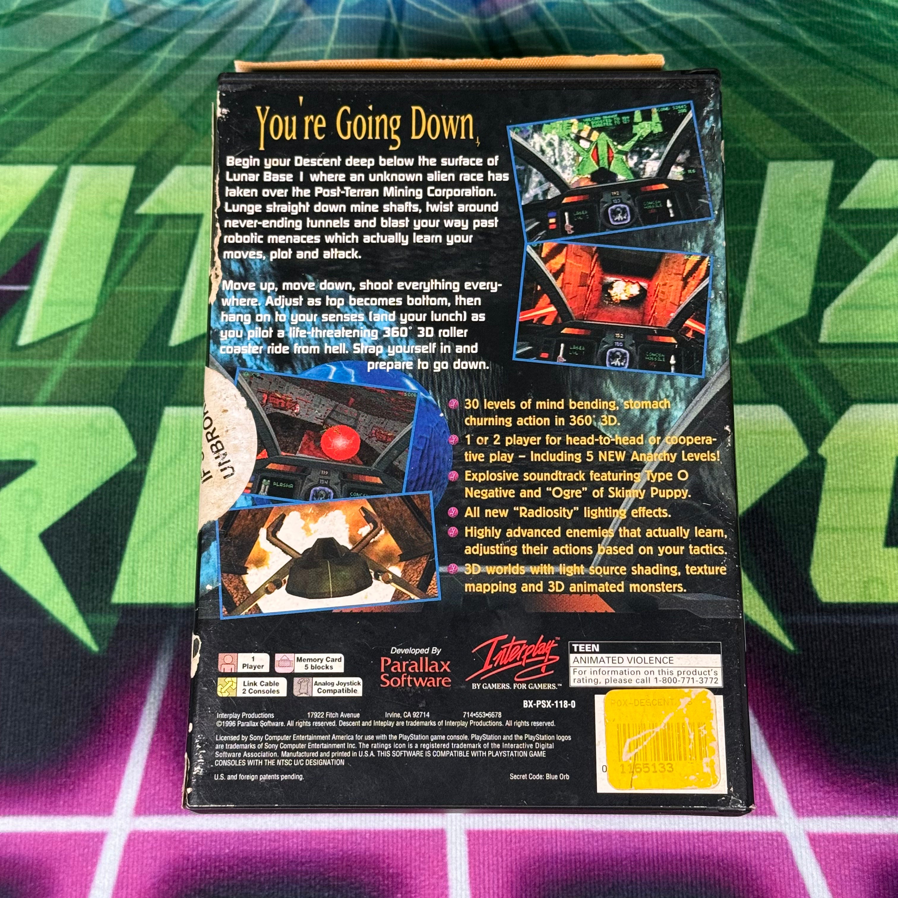 Descent | PS1 (Long Box)