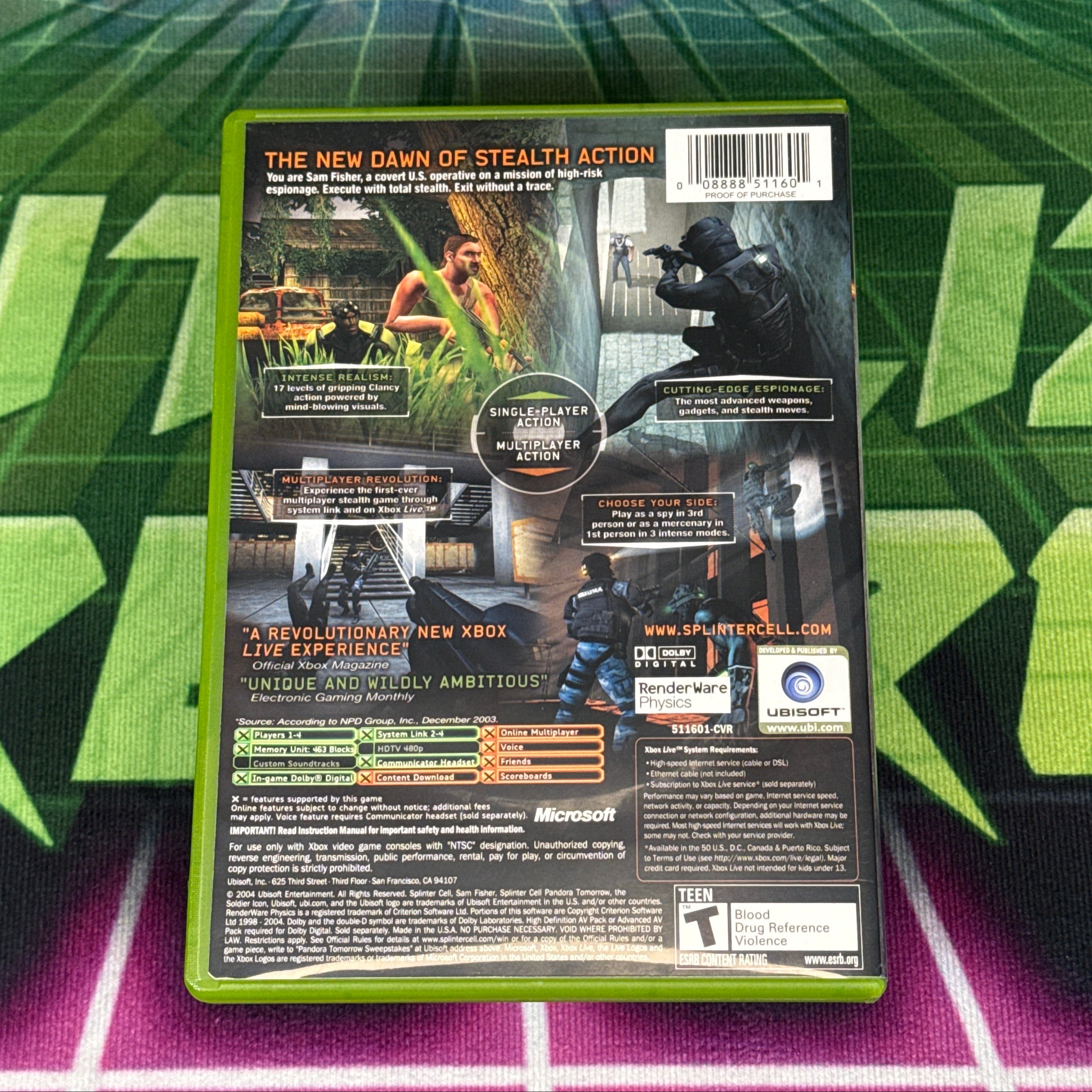 Tom Clancy’s Splinter Cell: Pandora Tomorrow | Xbox