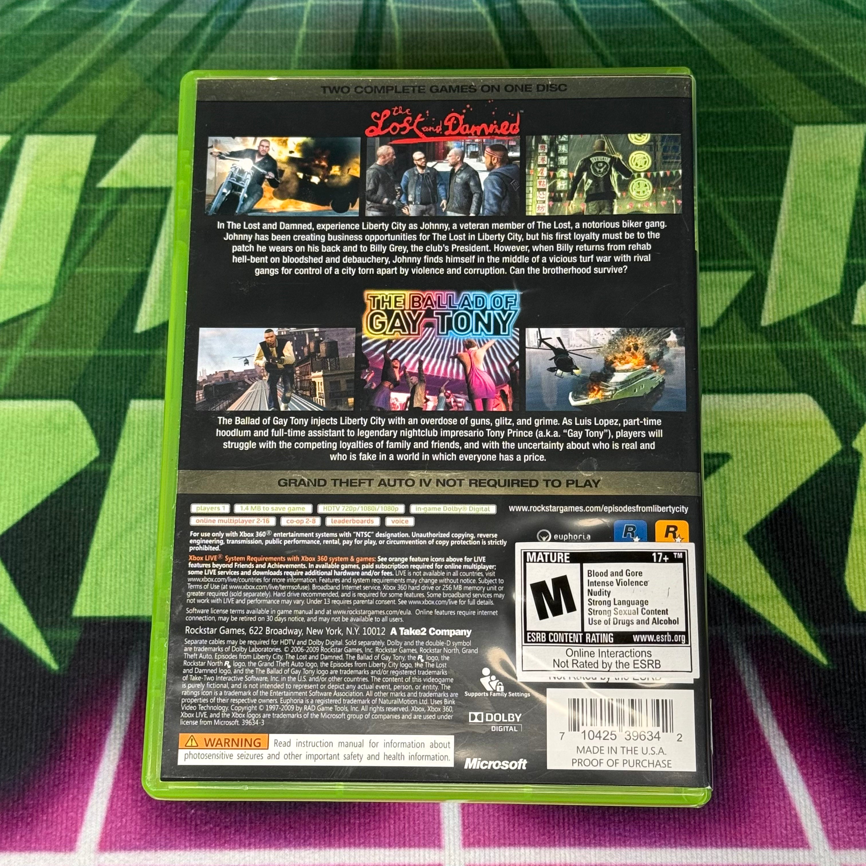 Grand Theft Auto: Episodes from Liberty City | Xbox 360