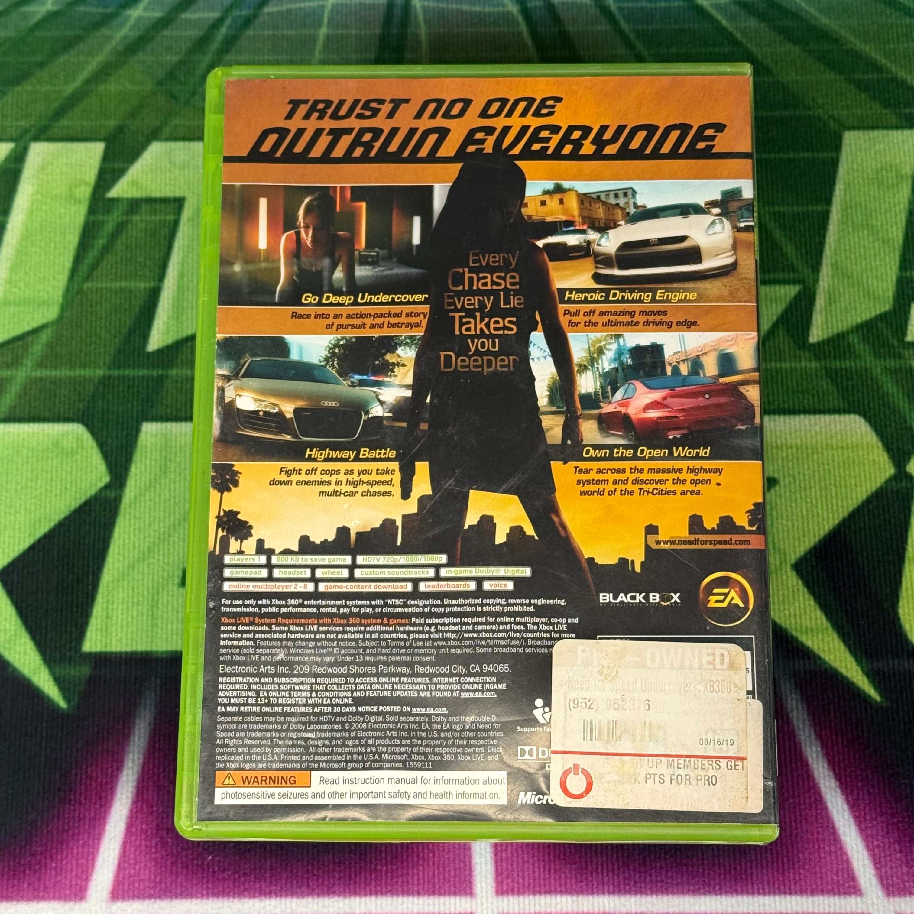 Need for Speed: Undercover | Xbox 360 (no manual)