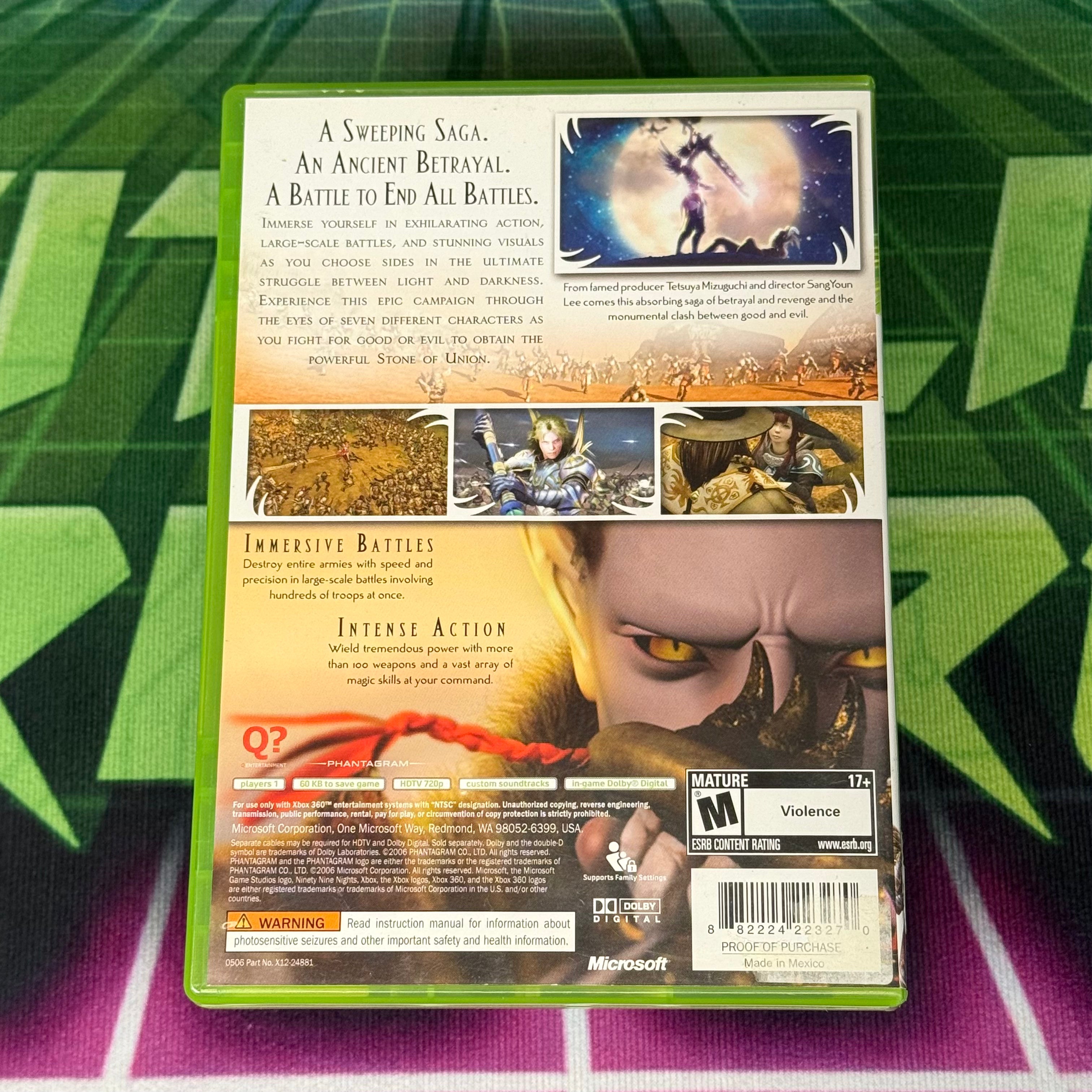 Ninety-Nine Nights (N3) (no manual) | Xbox 360