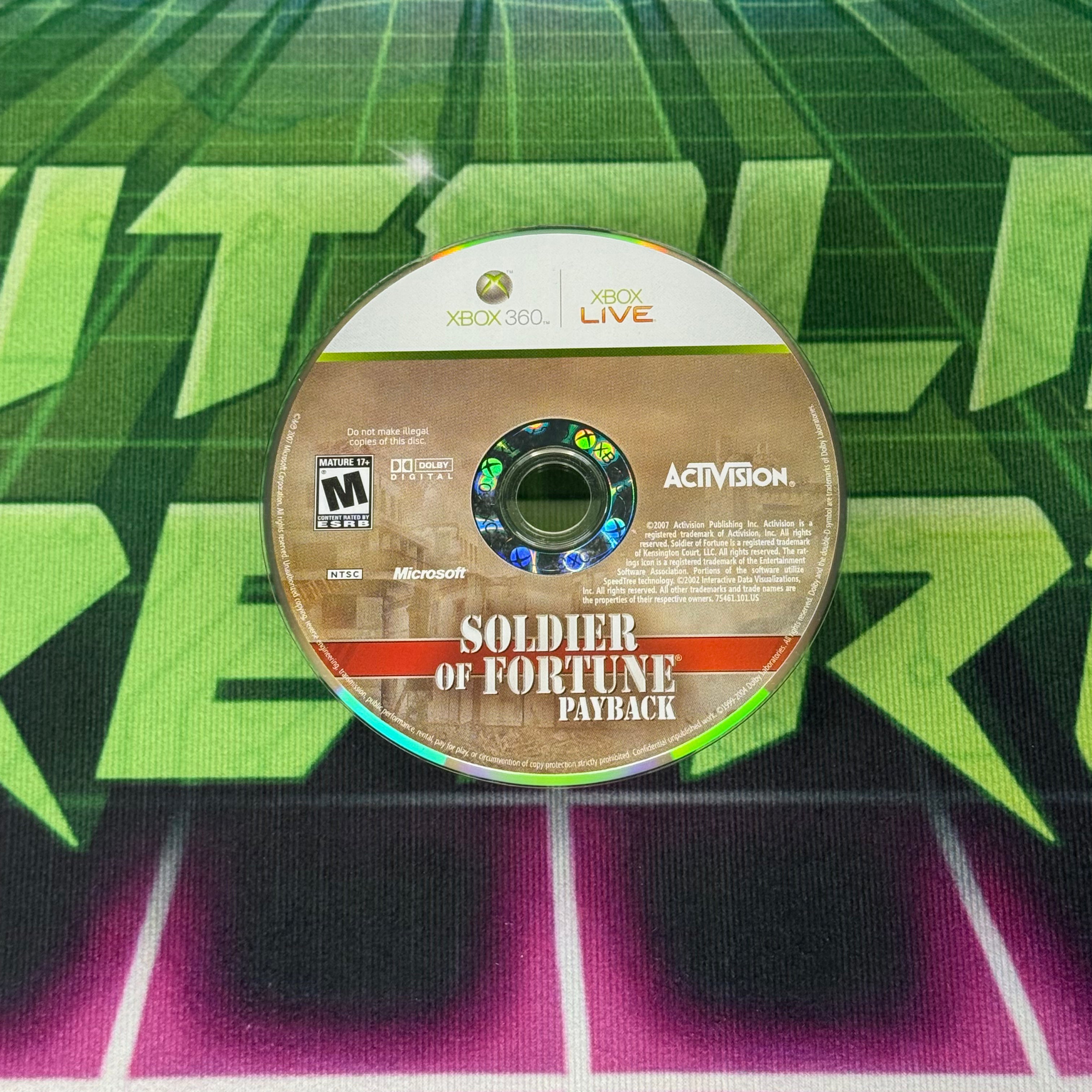 Soldier of Fortune: Payback | Xbox 360