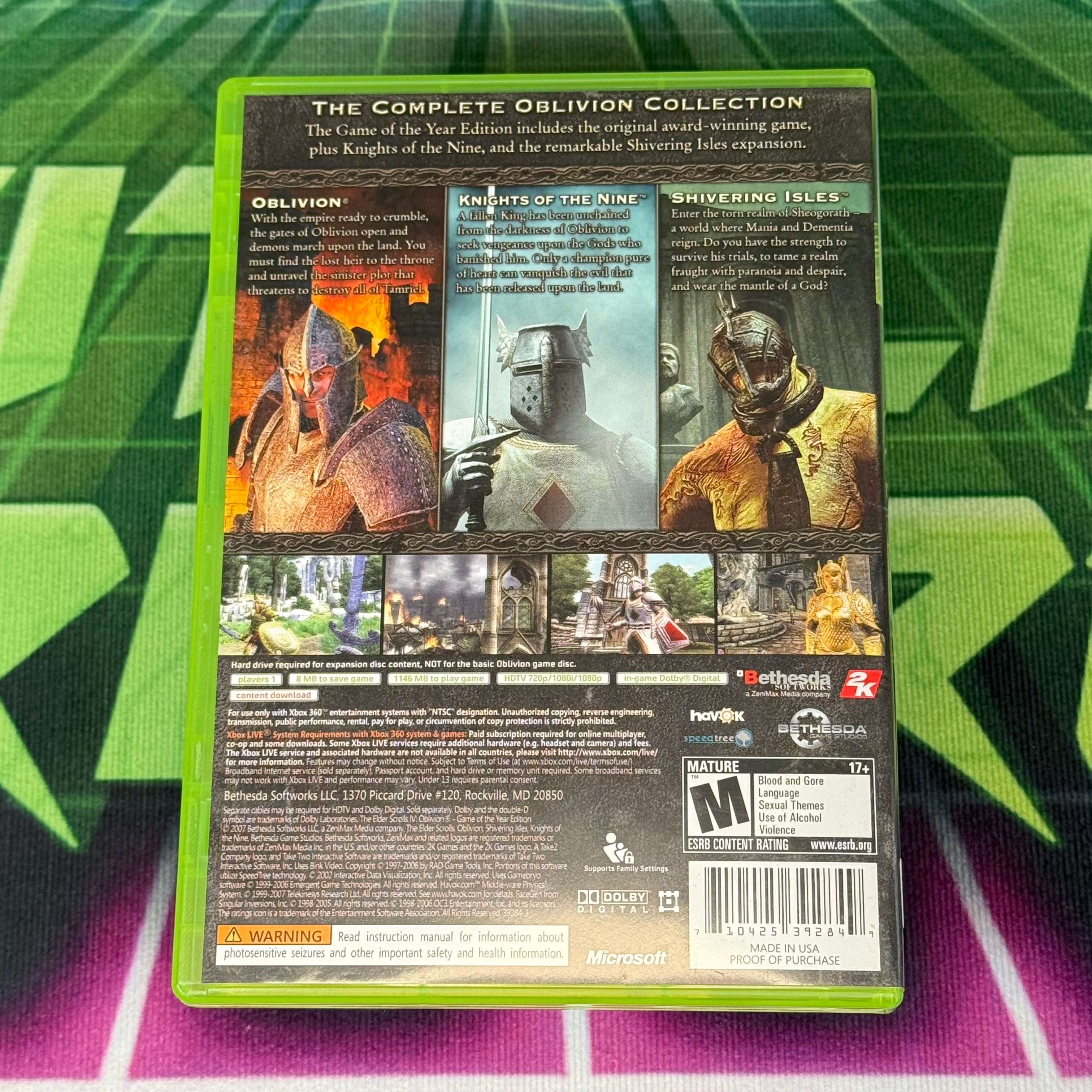 The Elder Scrolls IV: Oblivion (Game of the Year Edition) | Xbox 360
