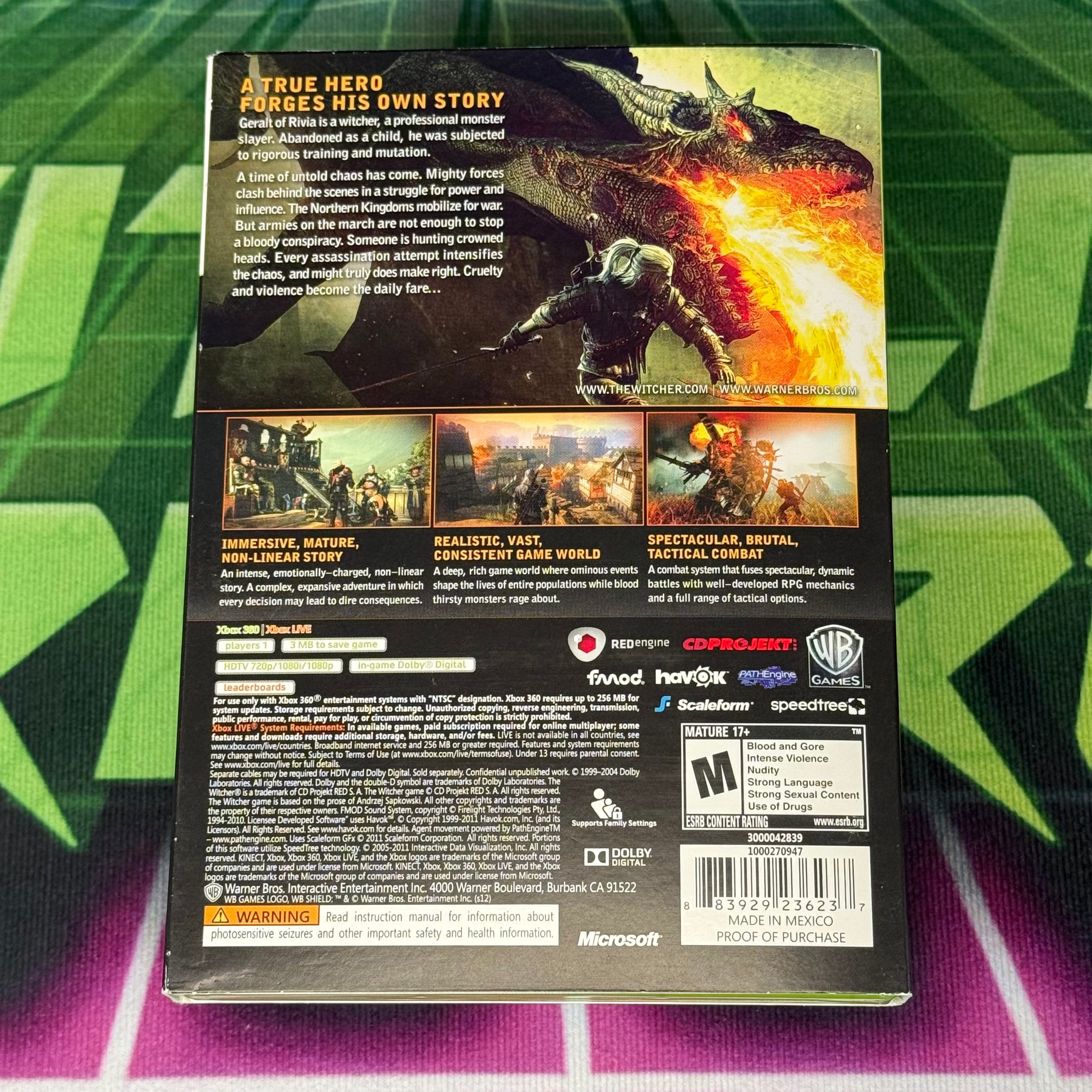 The Witcher 2: Assassins of Kings (Enhanced Edition) | Xbox 360