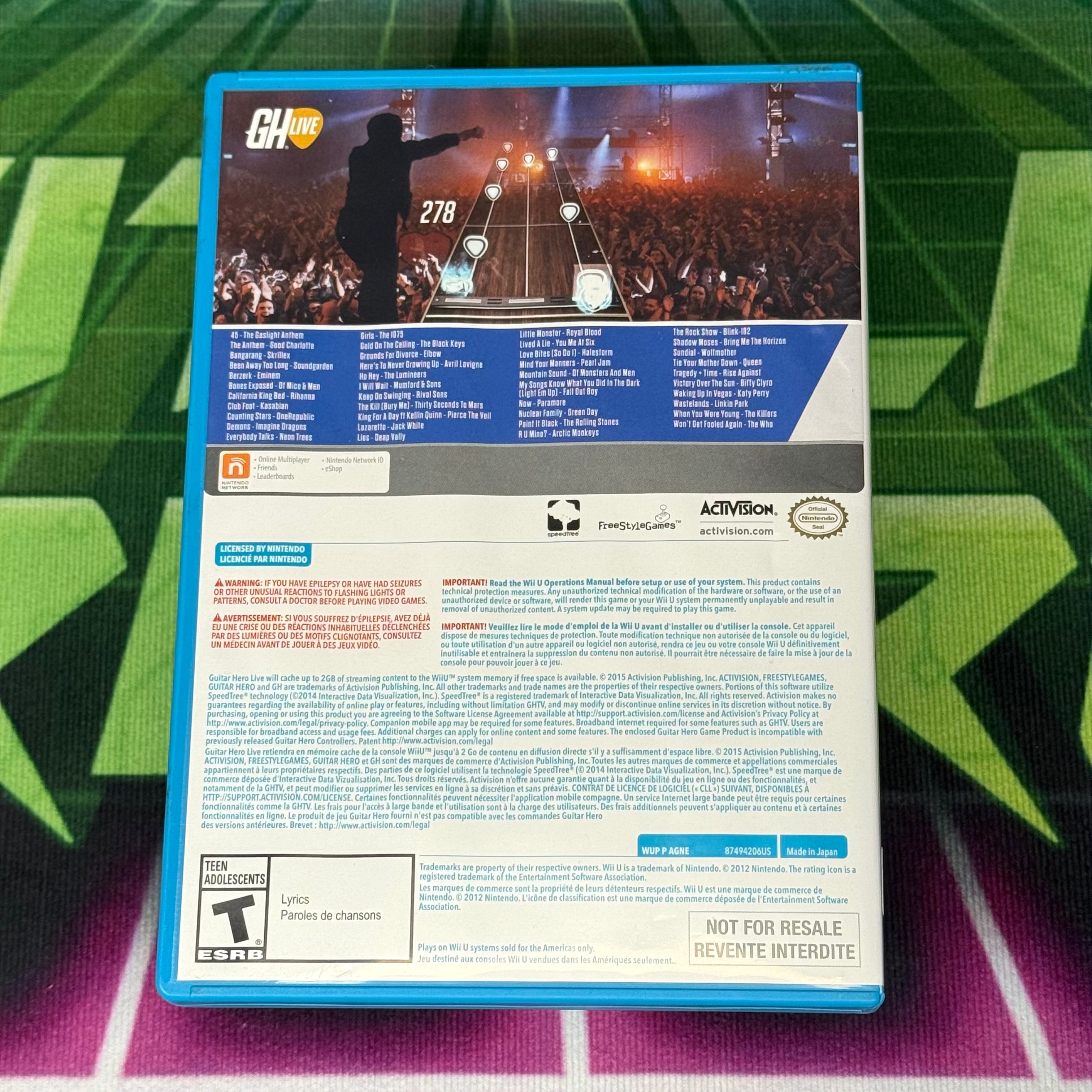 Guitar Hero Live | Wii U