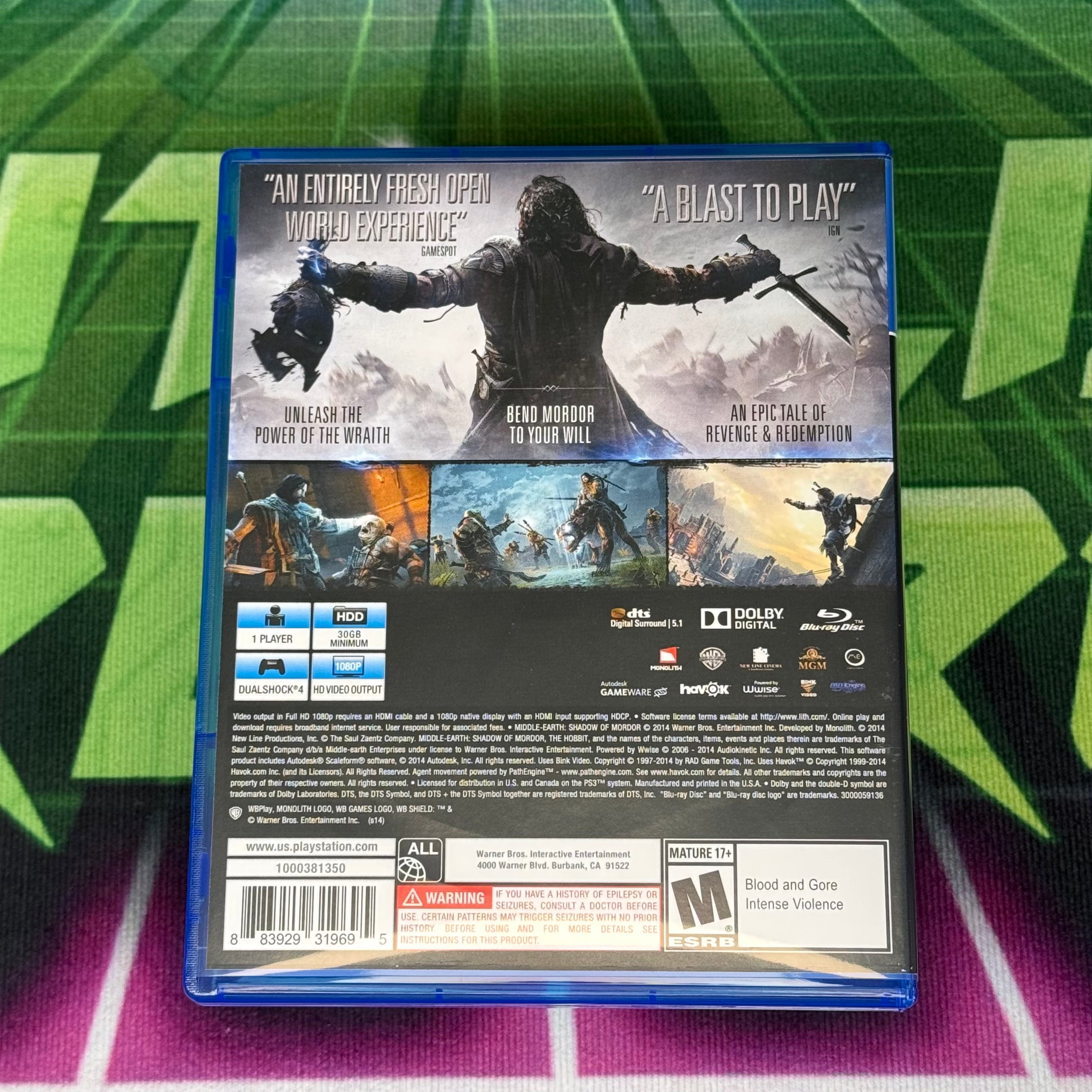 Middle Earth: Shadow of Mordor | PS4