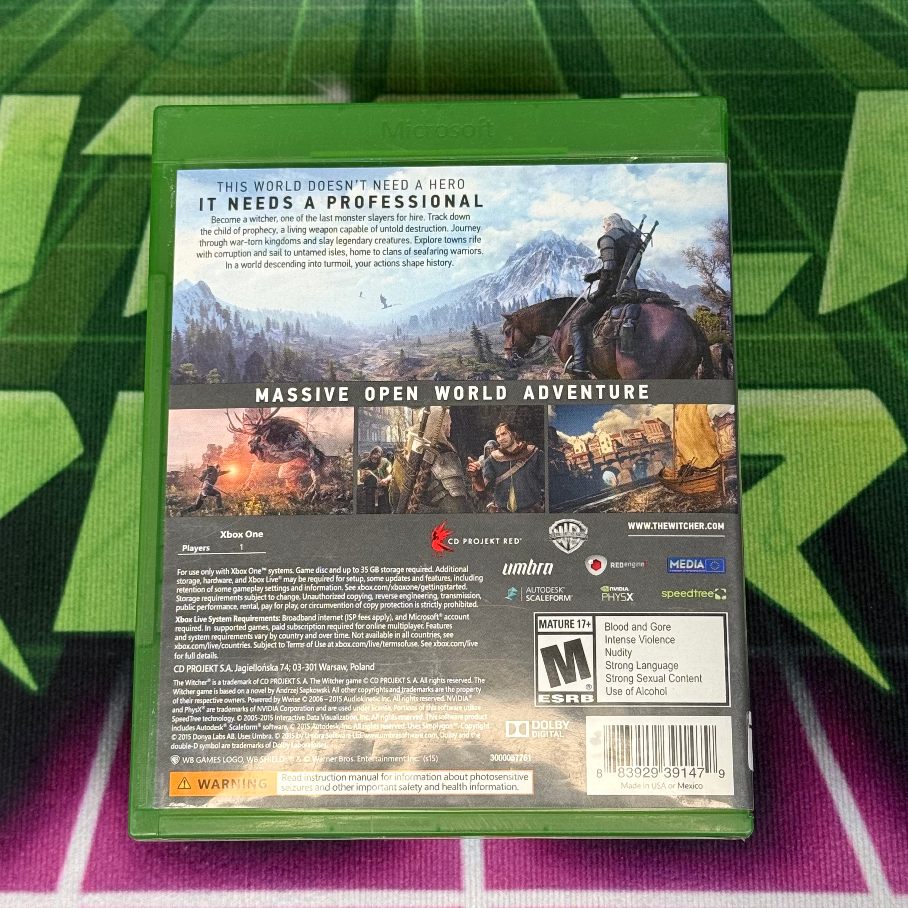 The Witcher 3: Wild Hunt | Xbox One