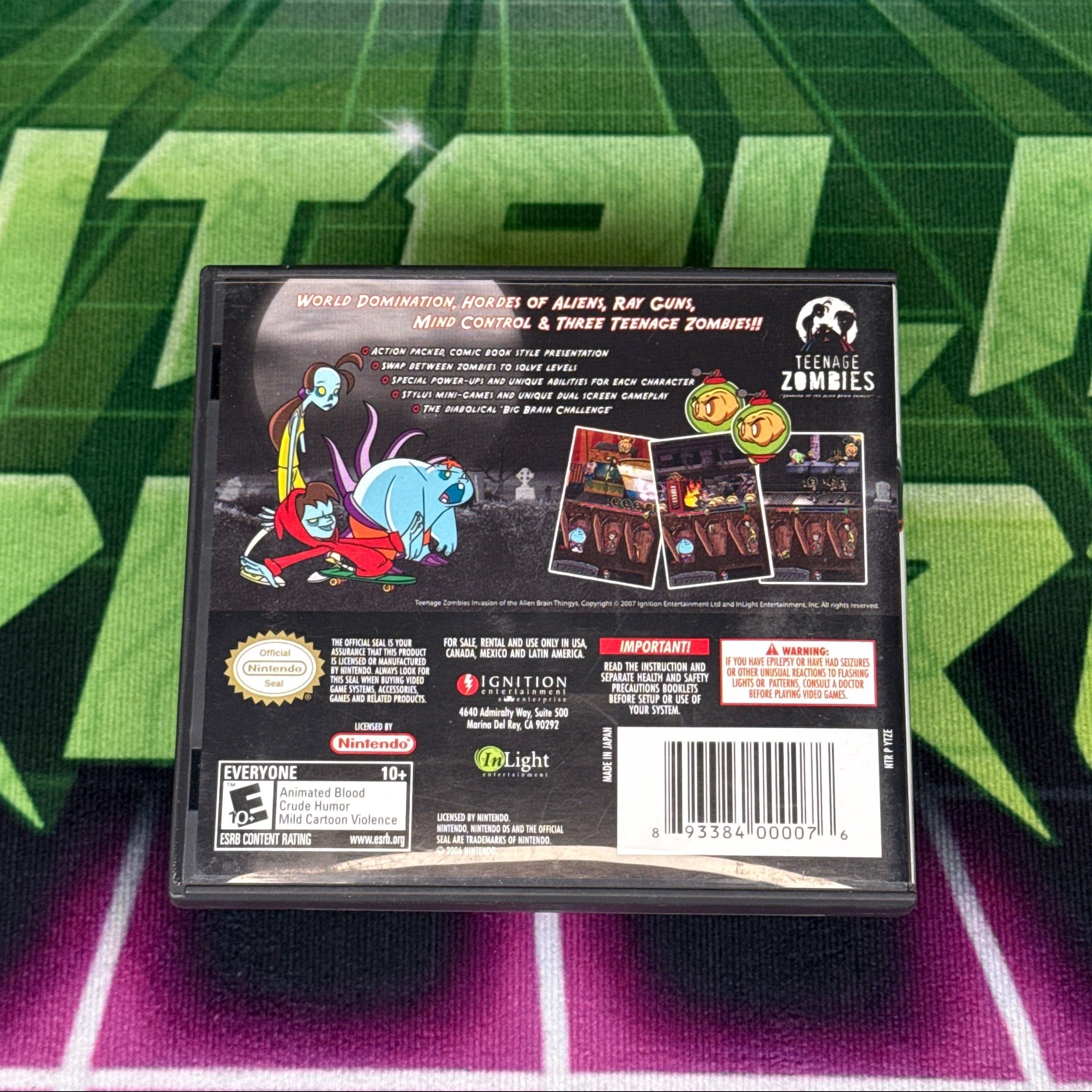 Teenage Zombies: Invasion of the Alien Brain Thingys! | Nintendo DS