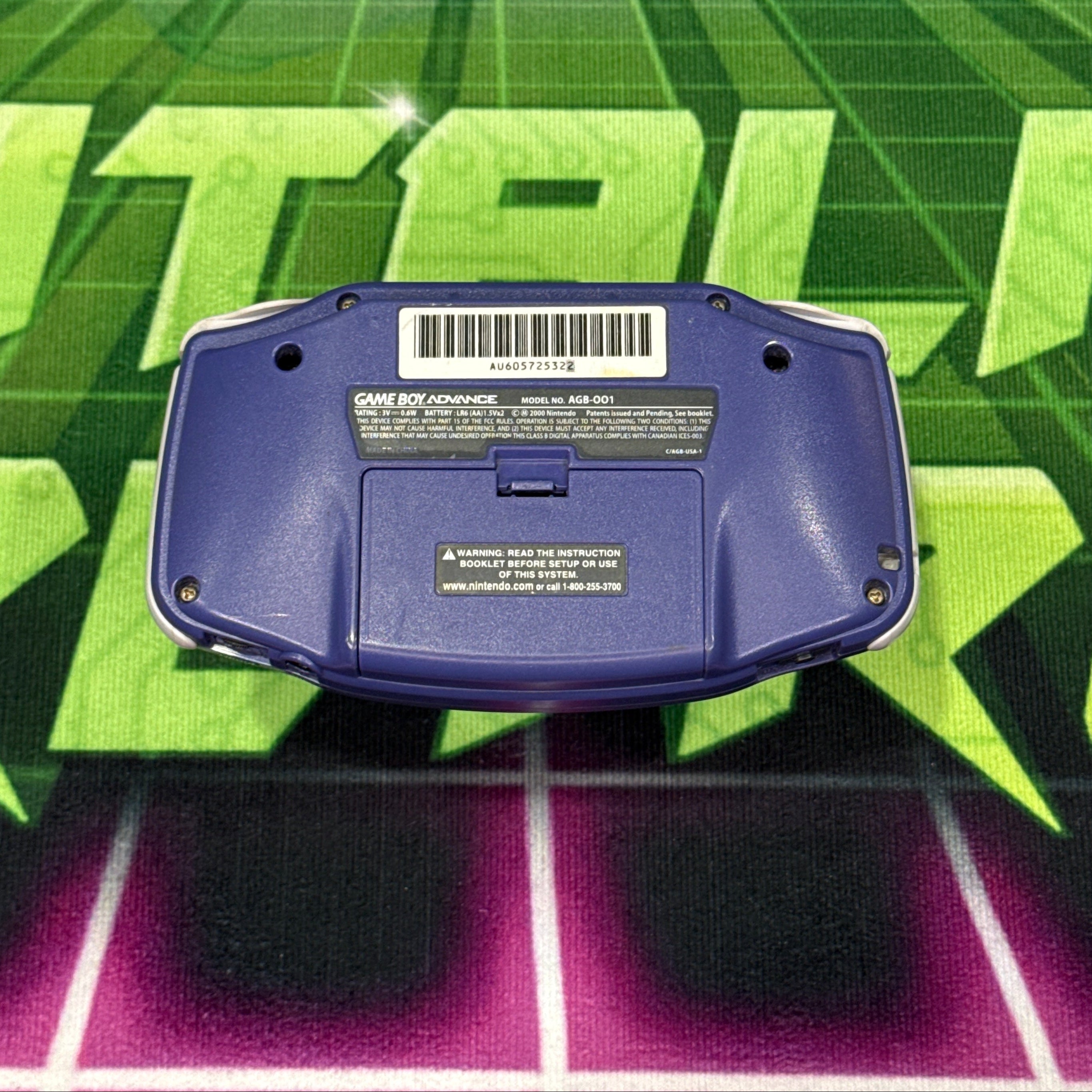 Nintendo GameBoy Advance – Indigo – Tested & Working