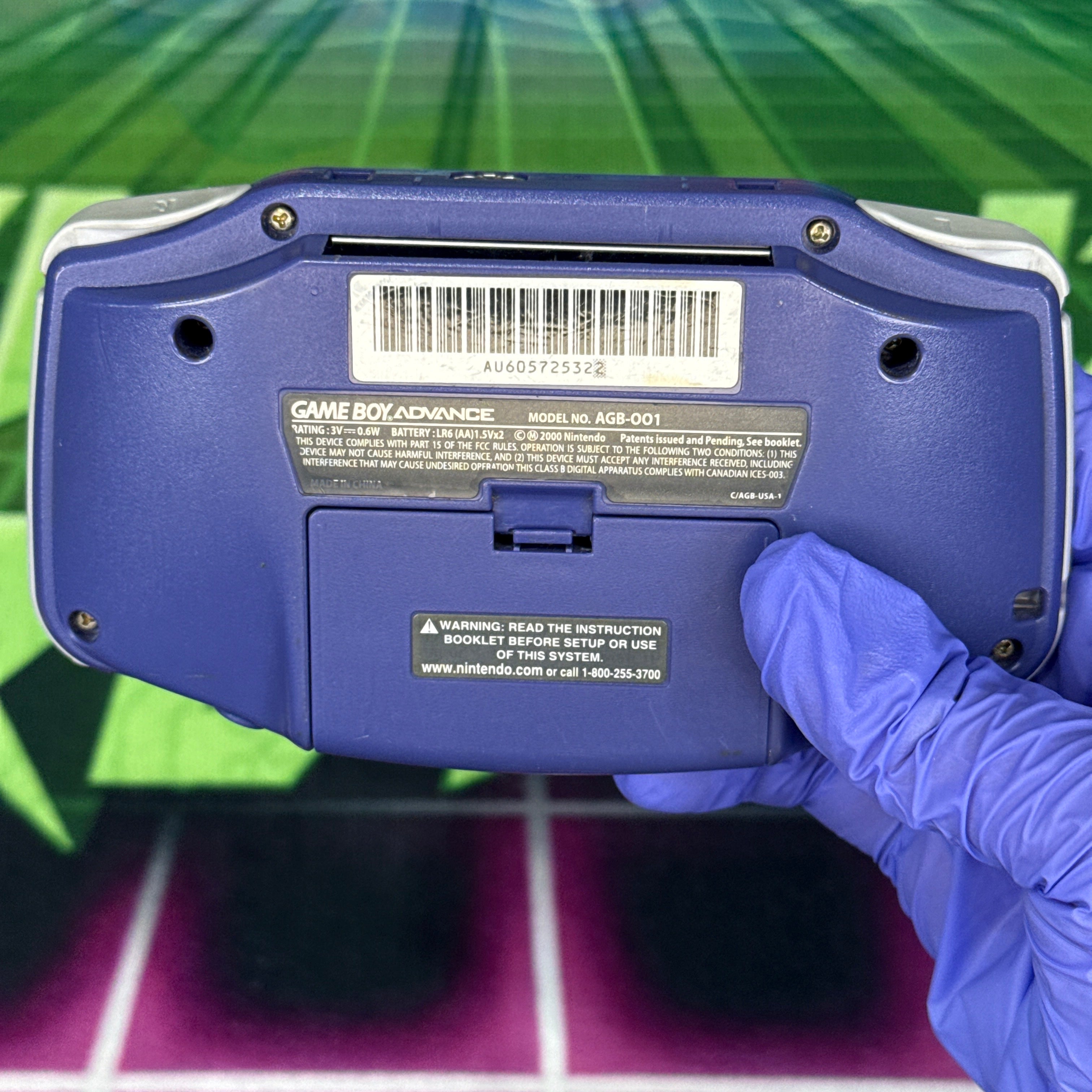 Nintendo GameBoy Advance – Indigo – Tested & Working