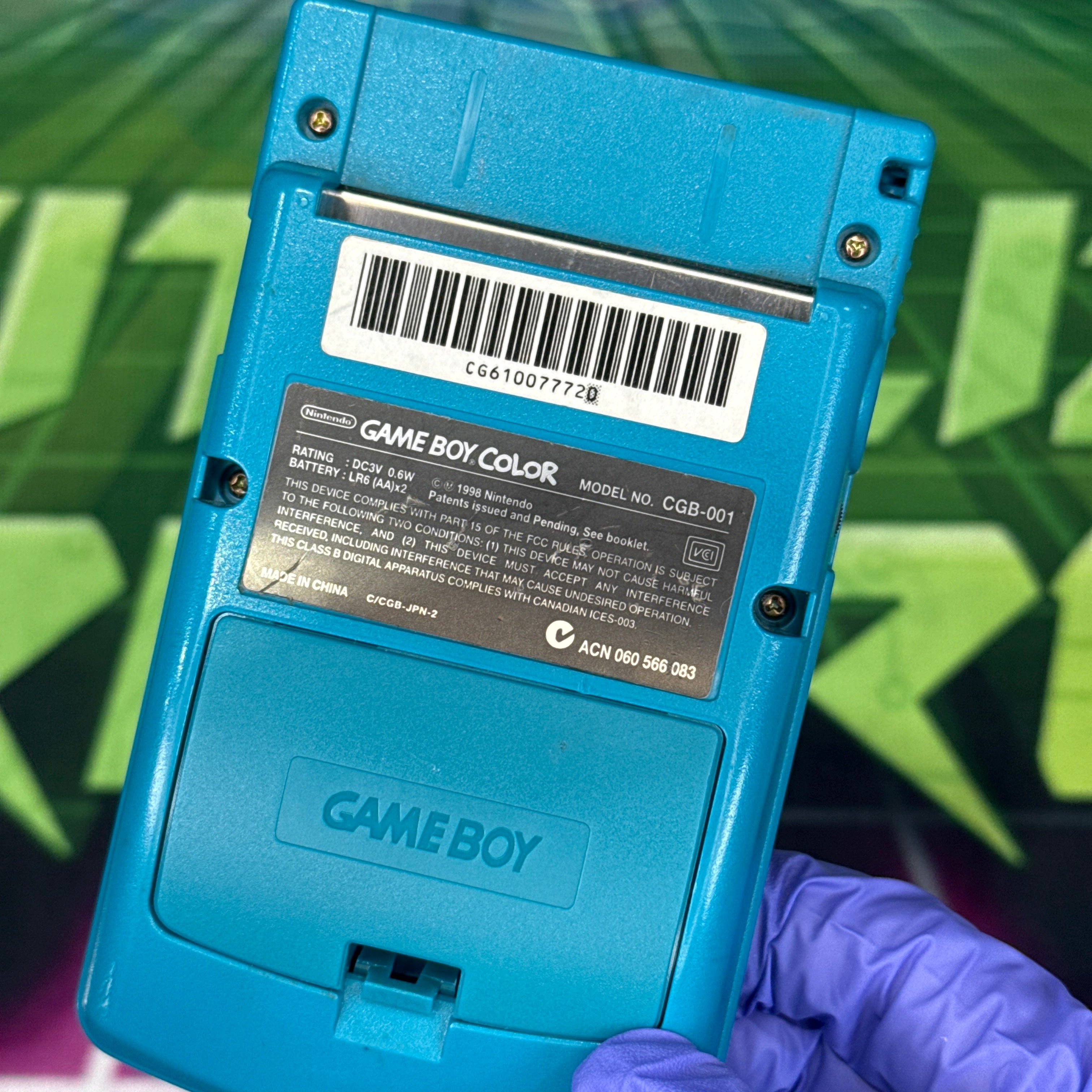 Nintendo GameBoy Color – Teal (Blue) – Tested & Working