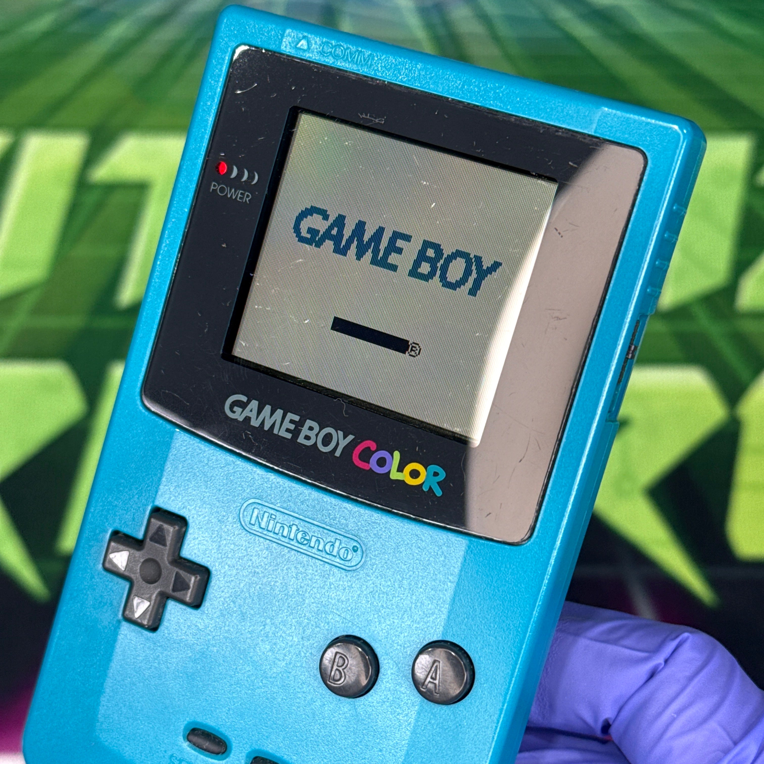 Nintendo GameBoy Color – Teal (Blue) – Tested & Working