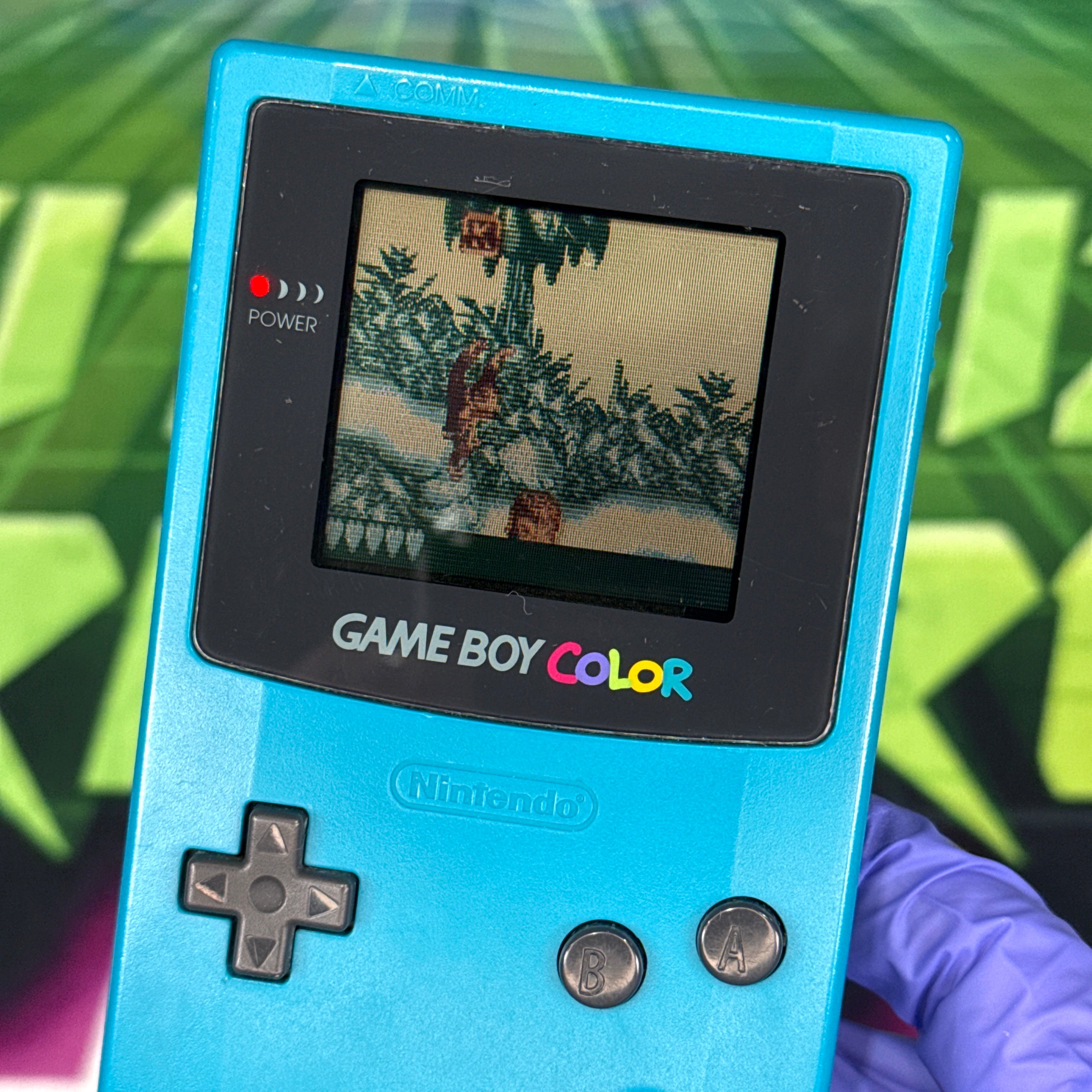 Nintendo GameBoy Color – Teal (Blue) – Tested & Working