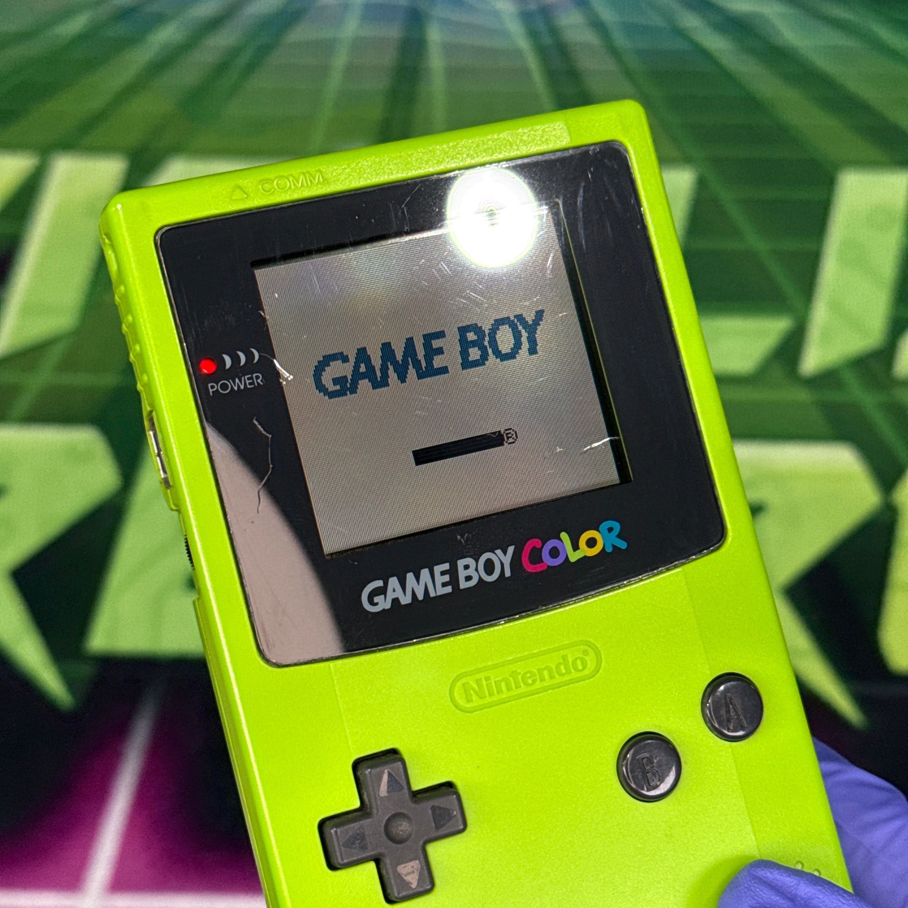 Nintendo GameBoy Color – Kiwi (Green) – Tested & Working