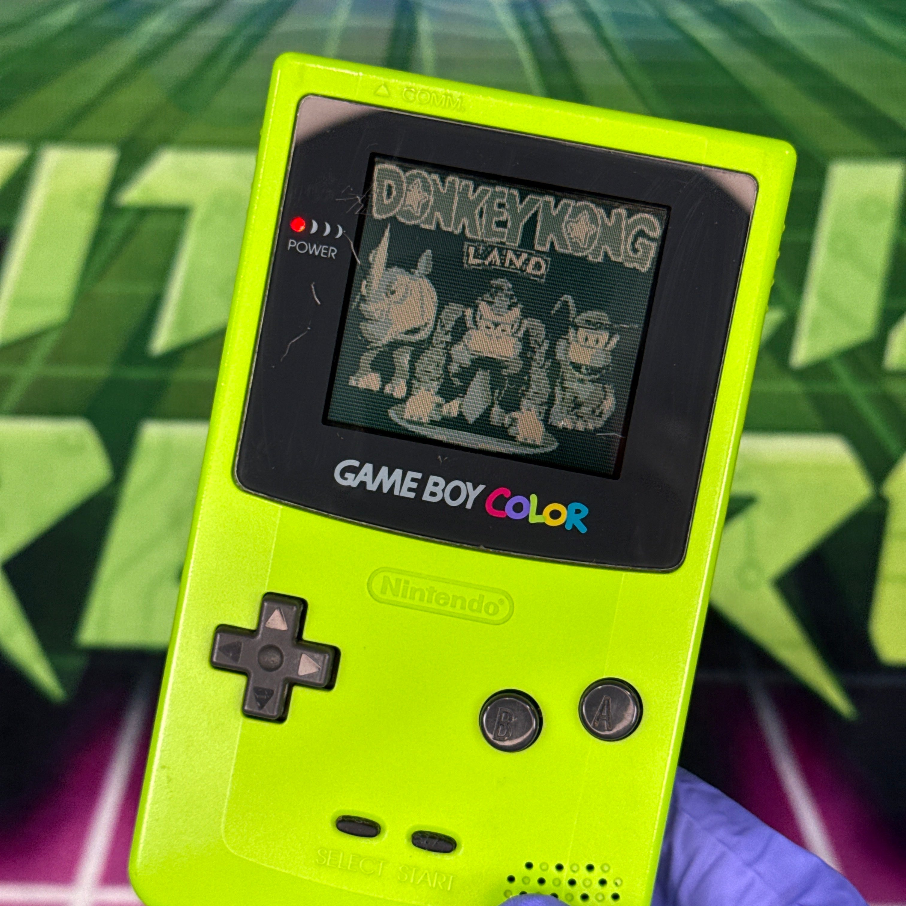 Nintendo GameBoy Color – Kiwi (Green) – Tested & Working
