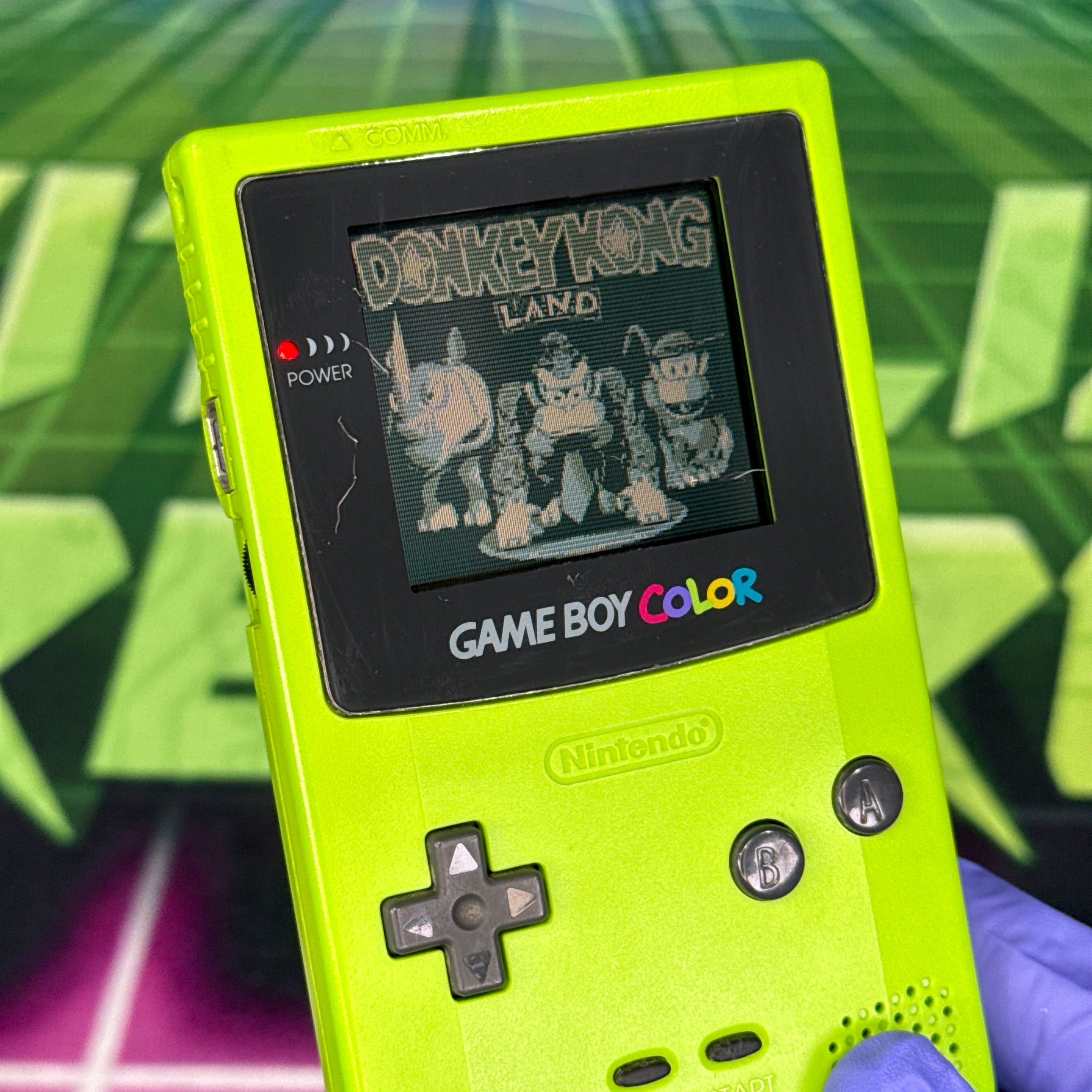 Nintendo GameBoy Color – Kiwi (Green) – Tested & Working