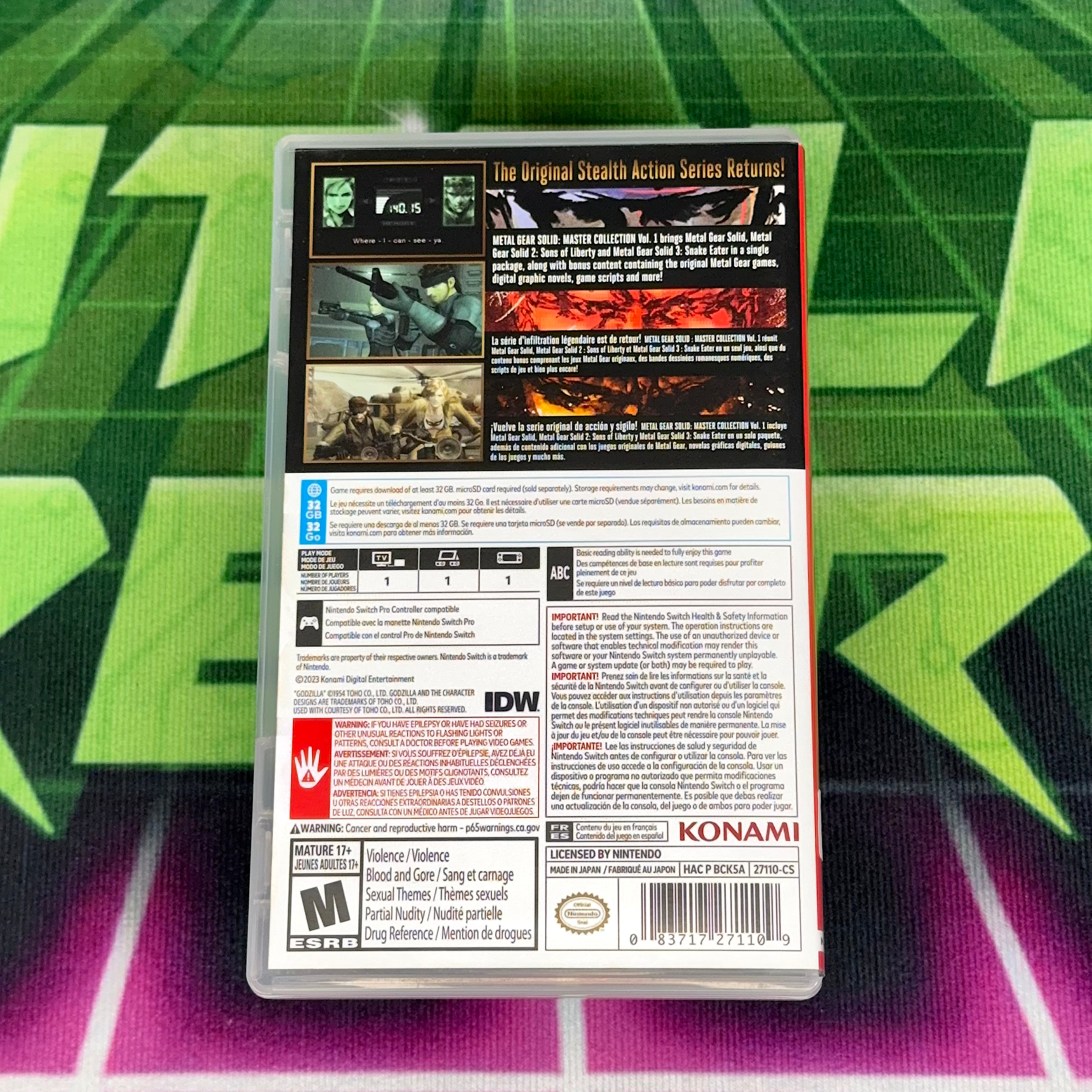 Metal Gear Solid: Master Collection Vol. 1 | Nintendo Switch