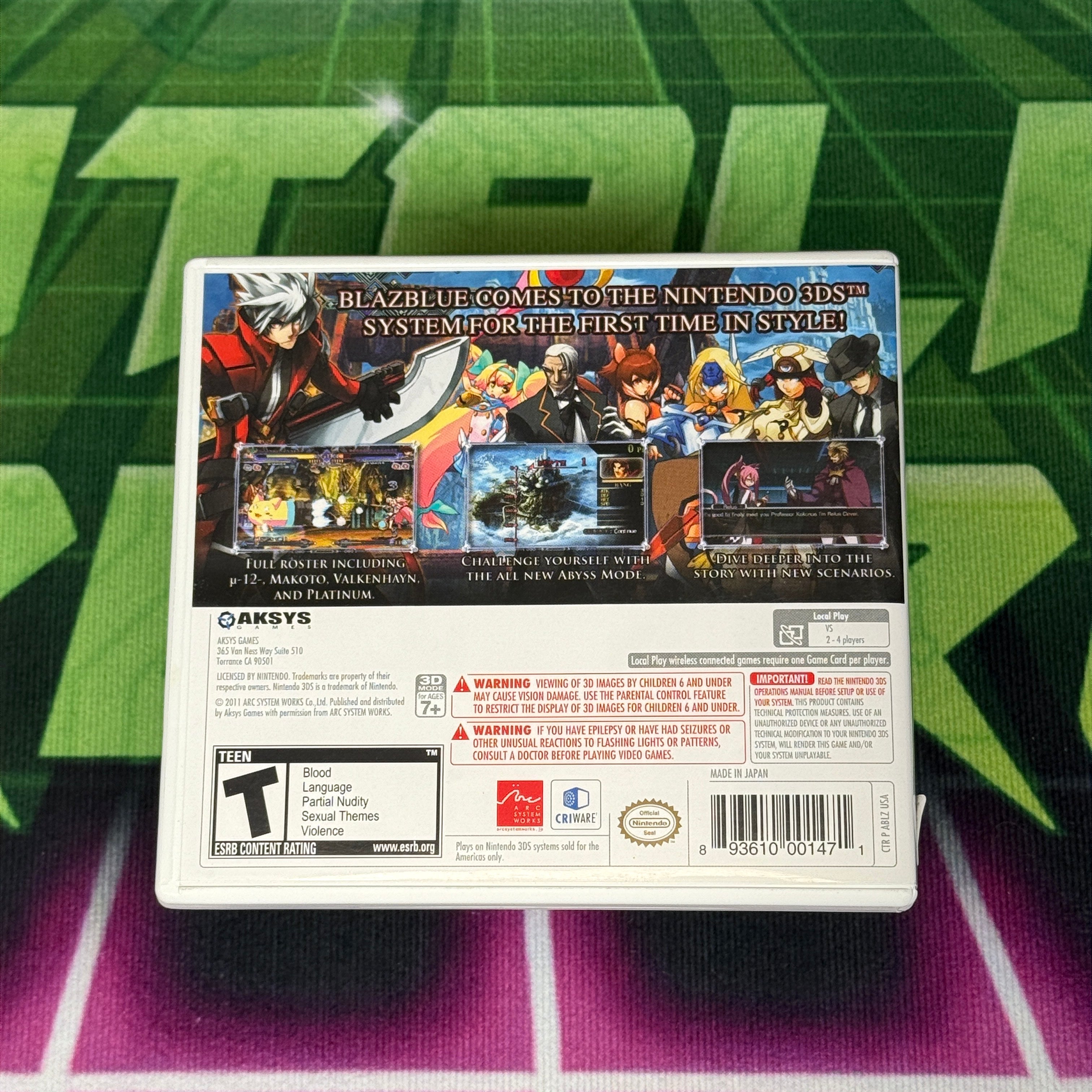 BlazBlue: Continuum Shift II | Nintendo 3DS