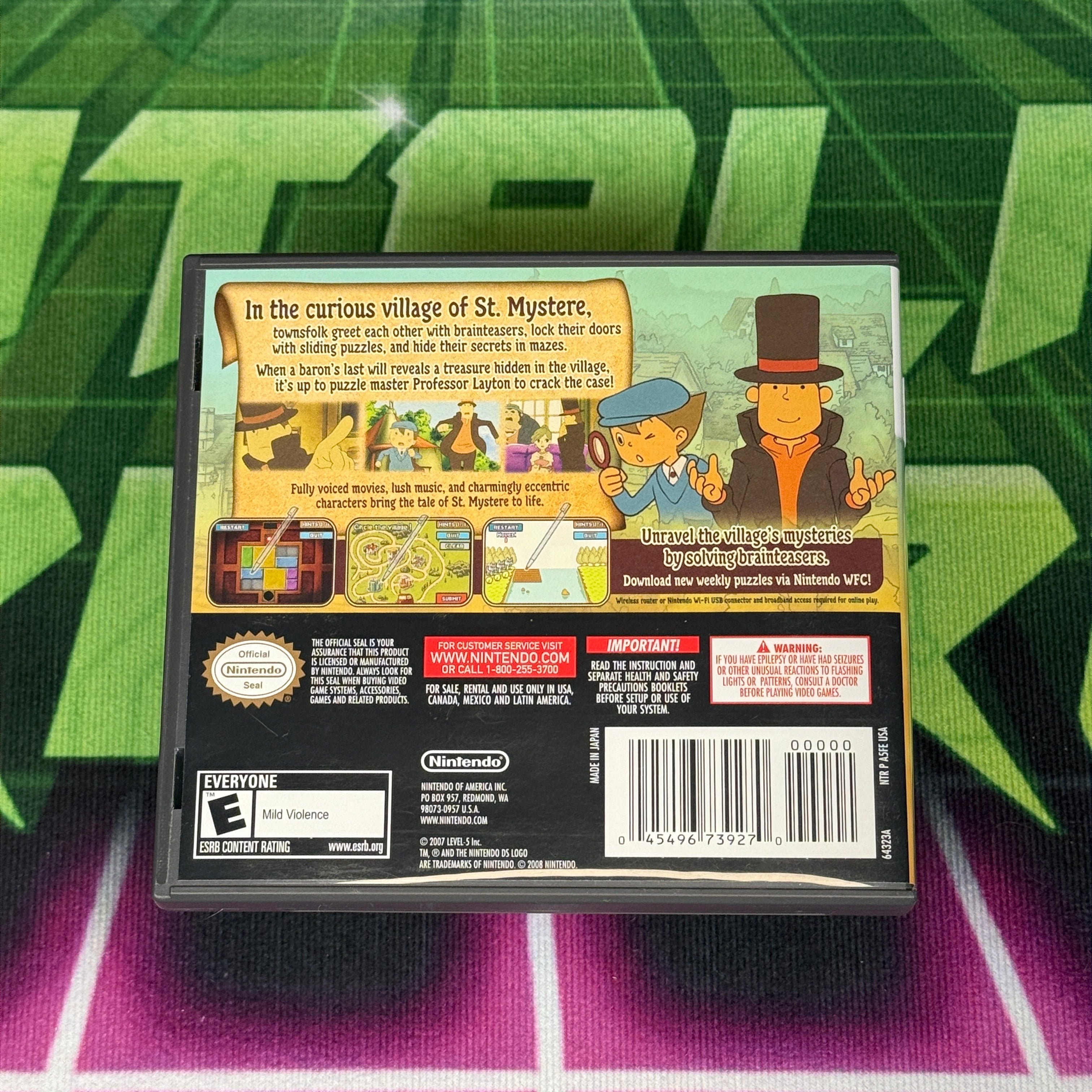 Professor Layton and the Curious Village | Nintendo DS