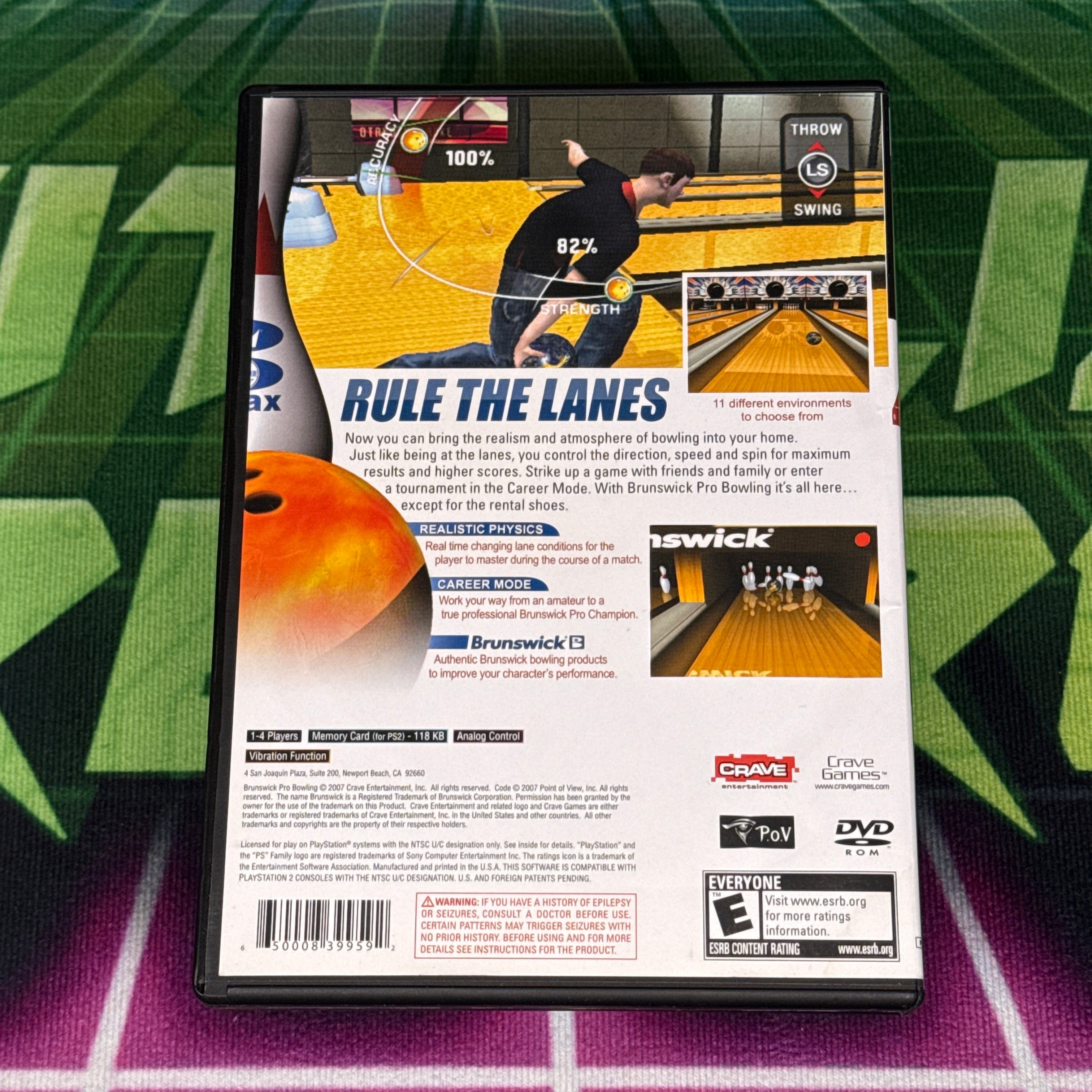 Brunswick Pro Bowling Playstation 2 | PS2