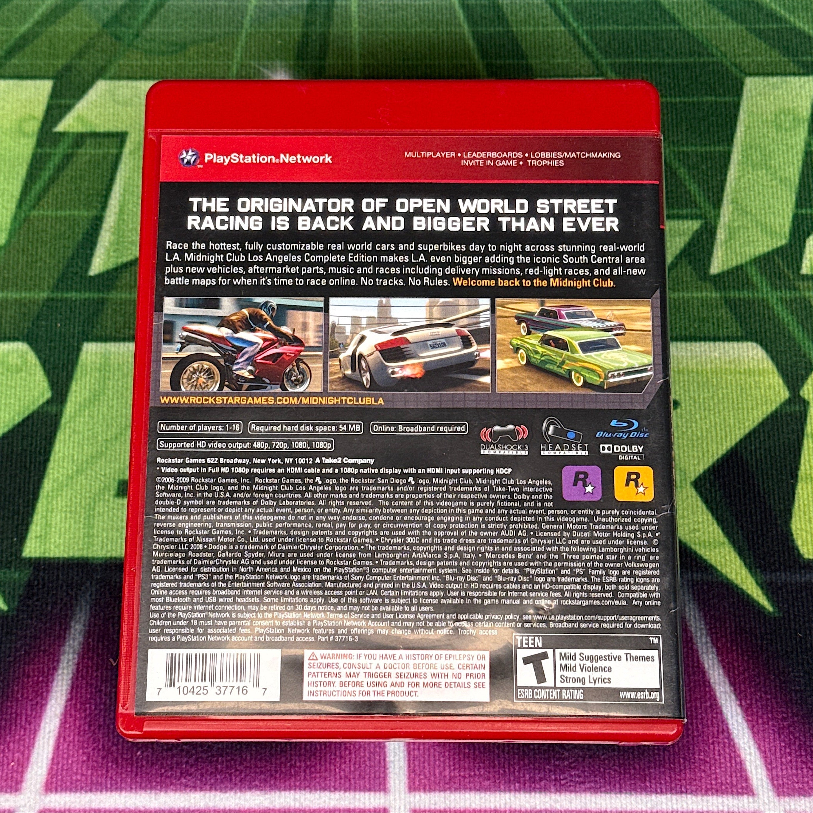 Midnight Club: Los Angeles Complete Edition (Greatest Hits)| PS3